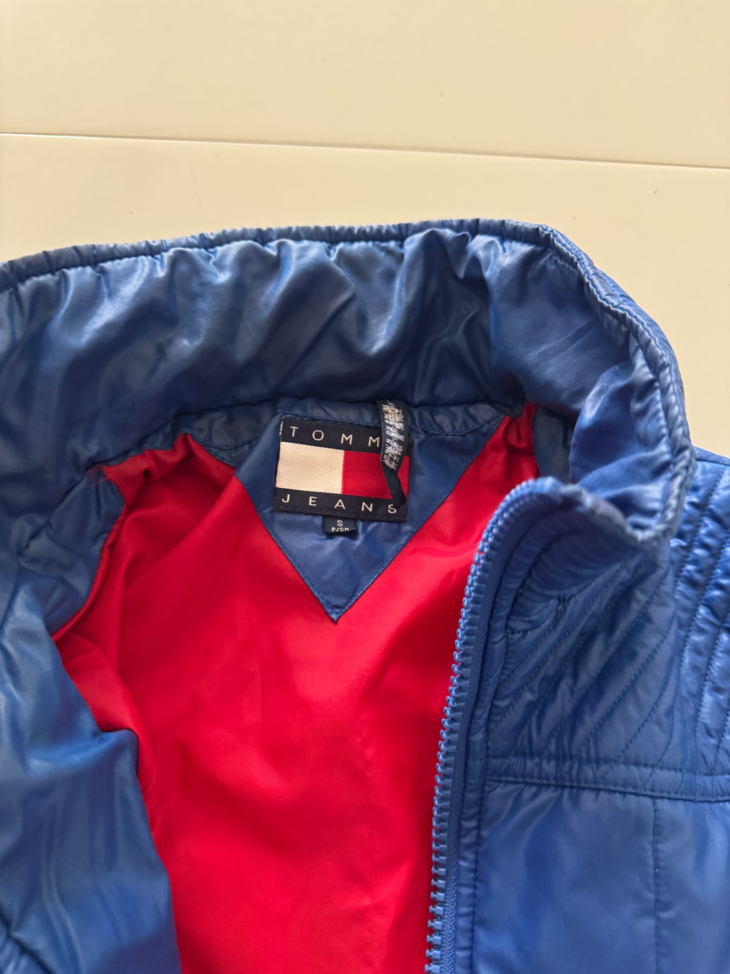Puffer jacket azul, Talla S, Mujer, Tommy Tommy Hilfiger