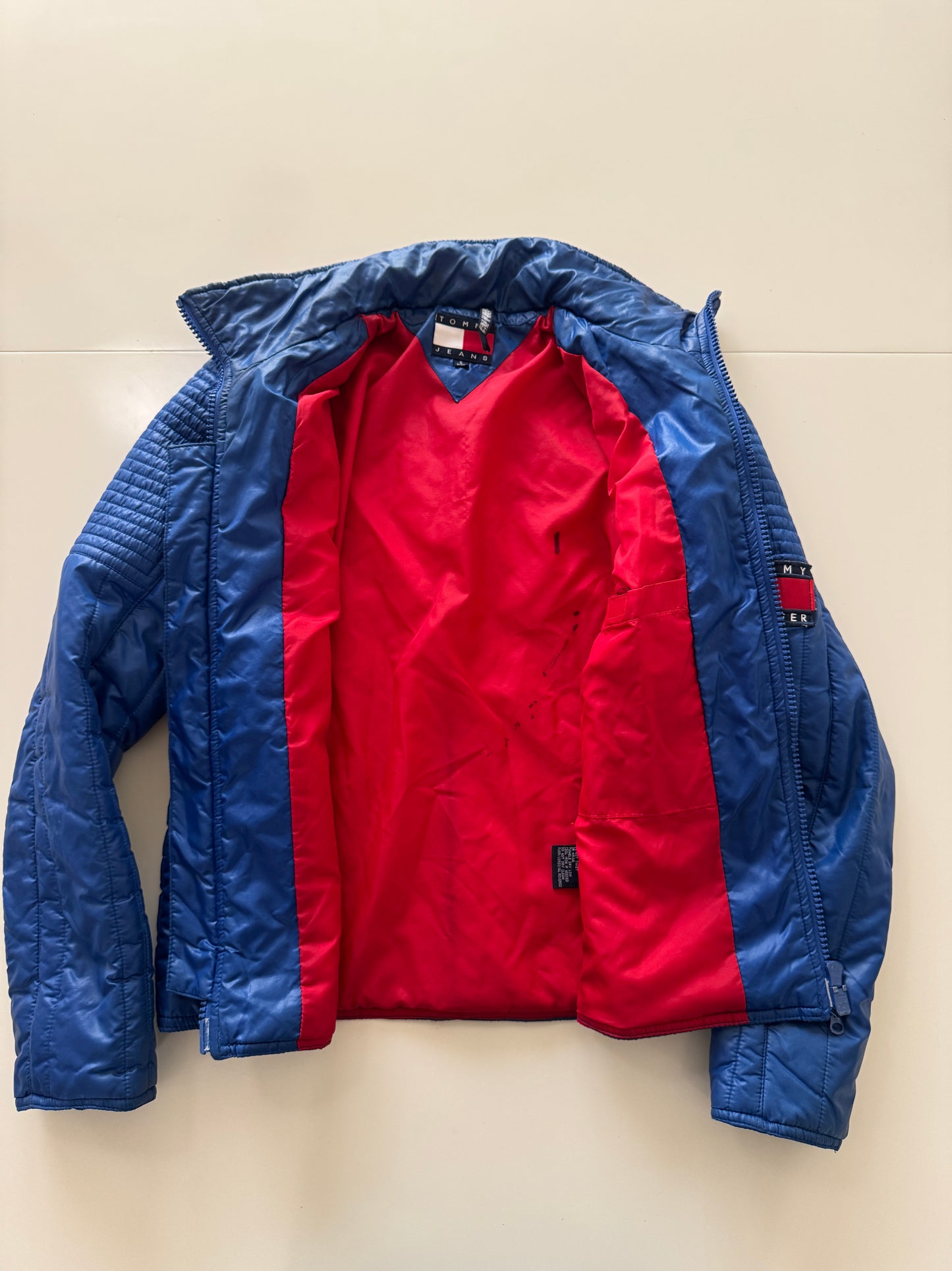 Puffer jacket azul, Talla S, Mujer, Tommy Tommy Hilfiger