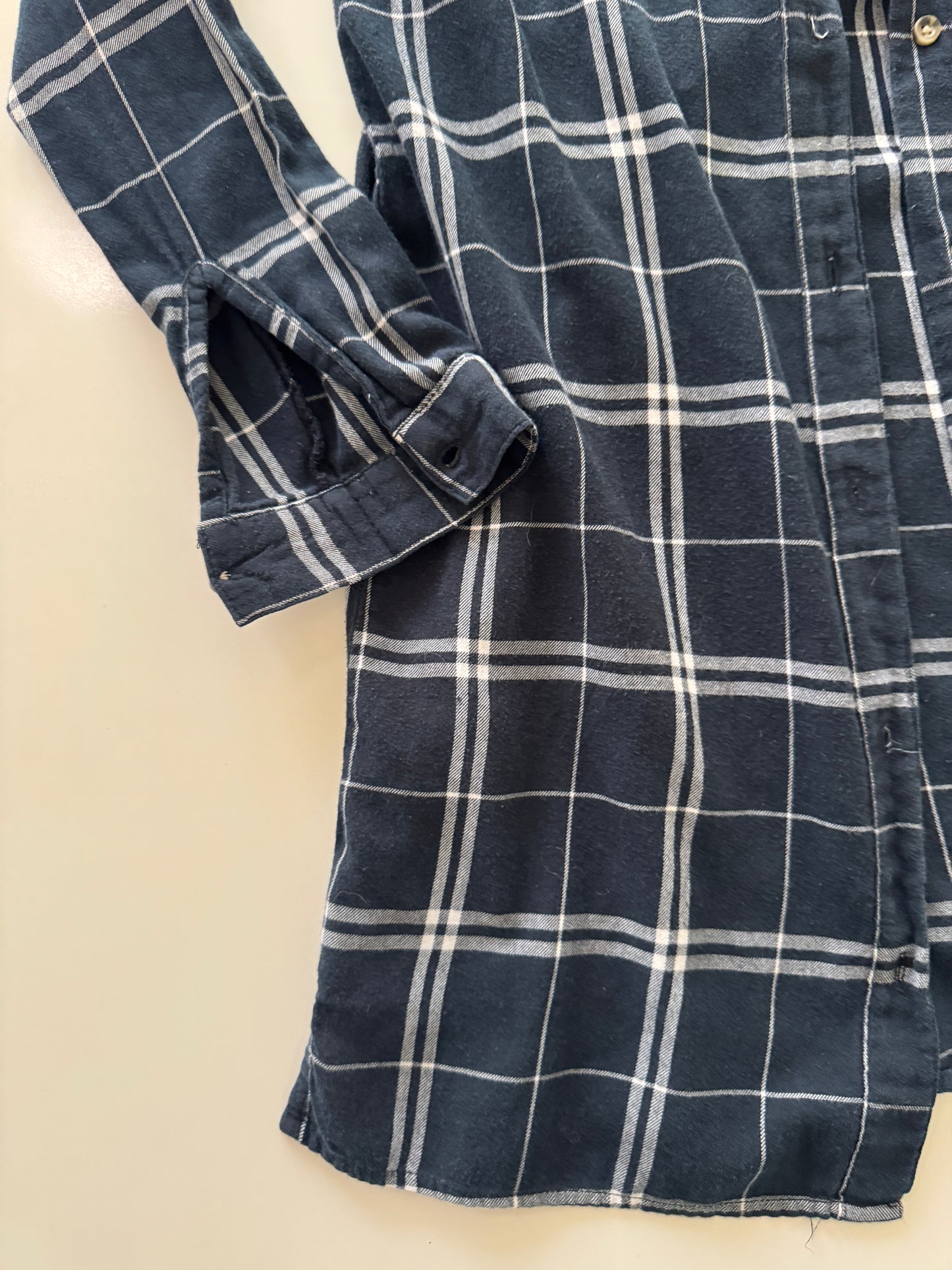 Vestido camisero de cuadros, Talla 2, S, Mujer, Divided