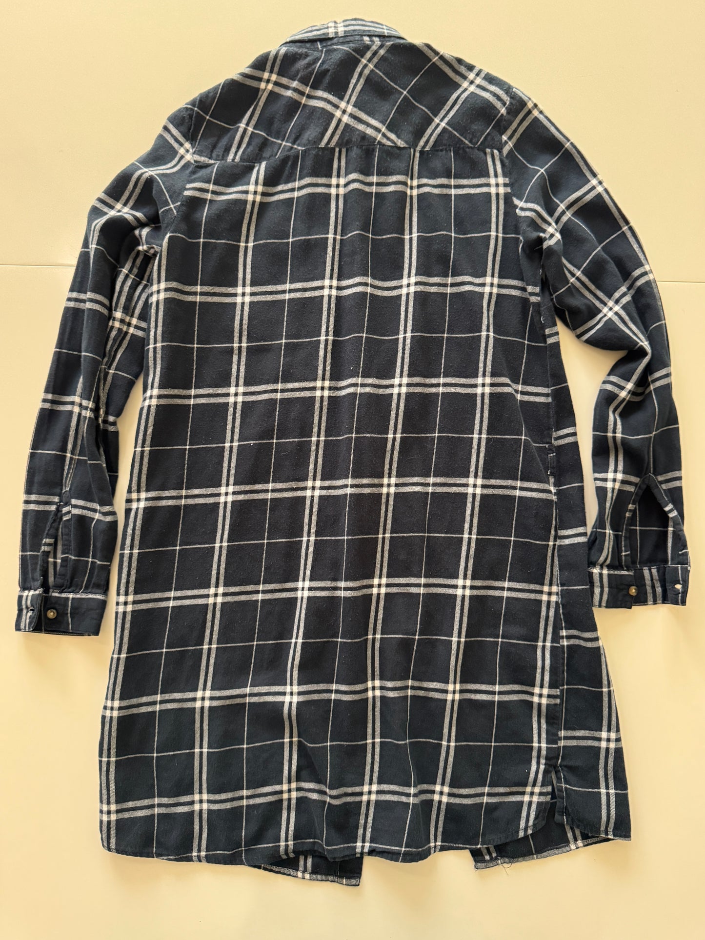 Vestido camisero de cuadros, Talla 2, S, Mujer, Divided