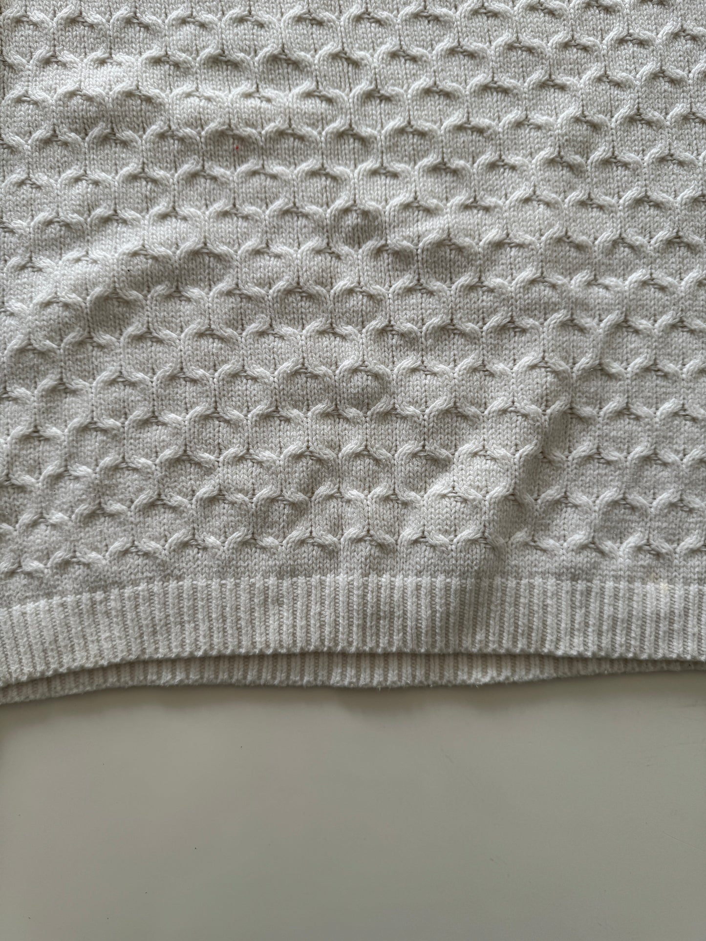 Sweater tejido blanco, Talla S, Mujer, Old Navy