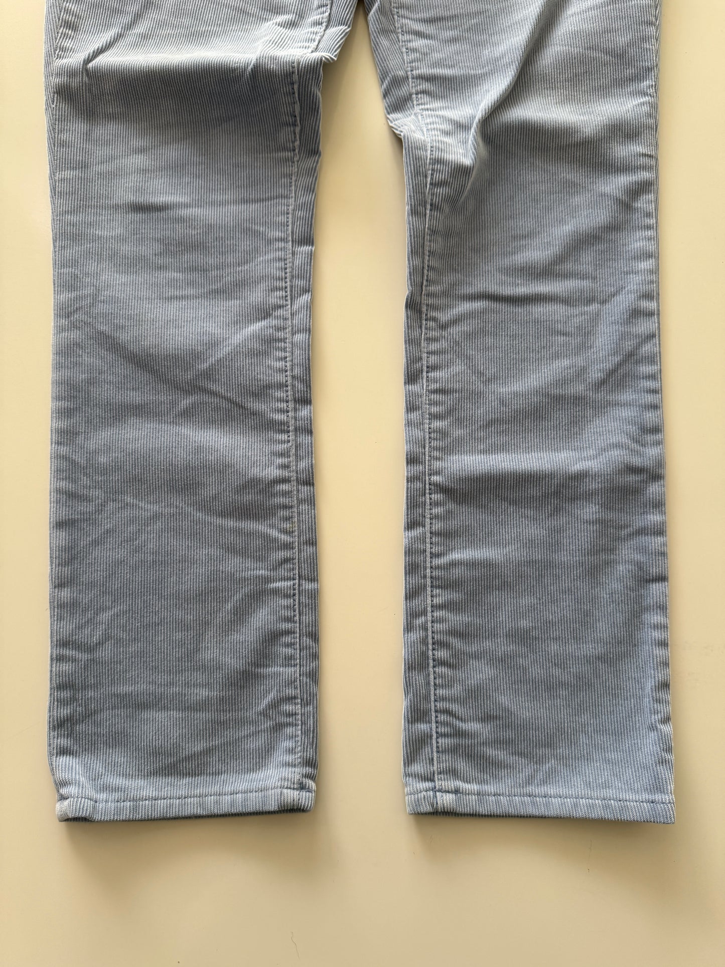 Pantalones de corduroy celeste, Talla 26, S, Mujer, Gap 1969
