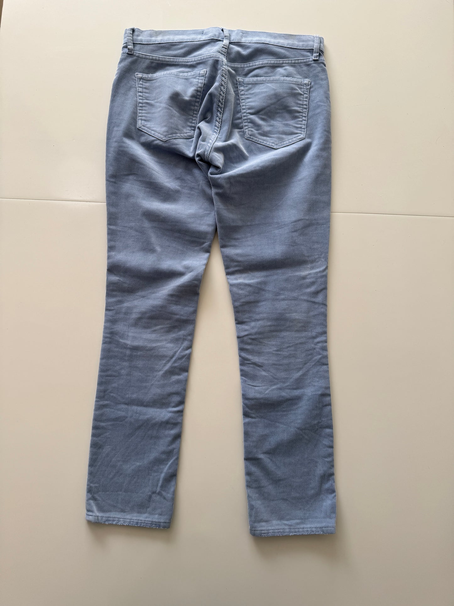 Pantalones de corduroy celeste, Talla 26, S, Mujer, Gap 1969