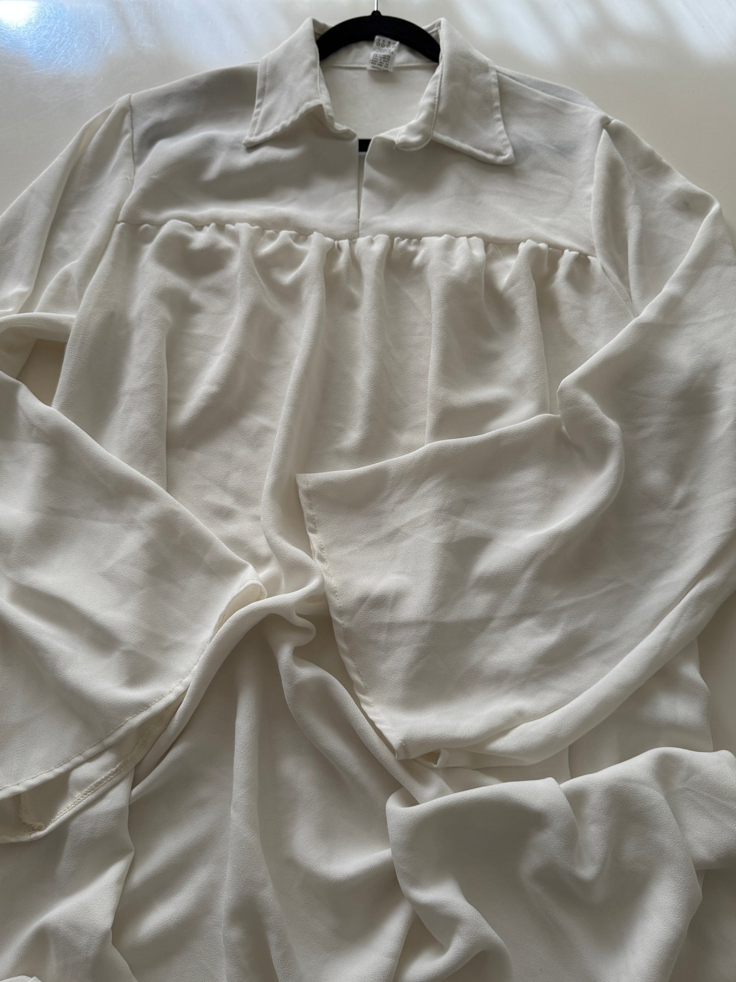 Vestuario tunica blanca, Talla M/L, Unisex