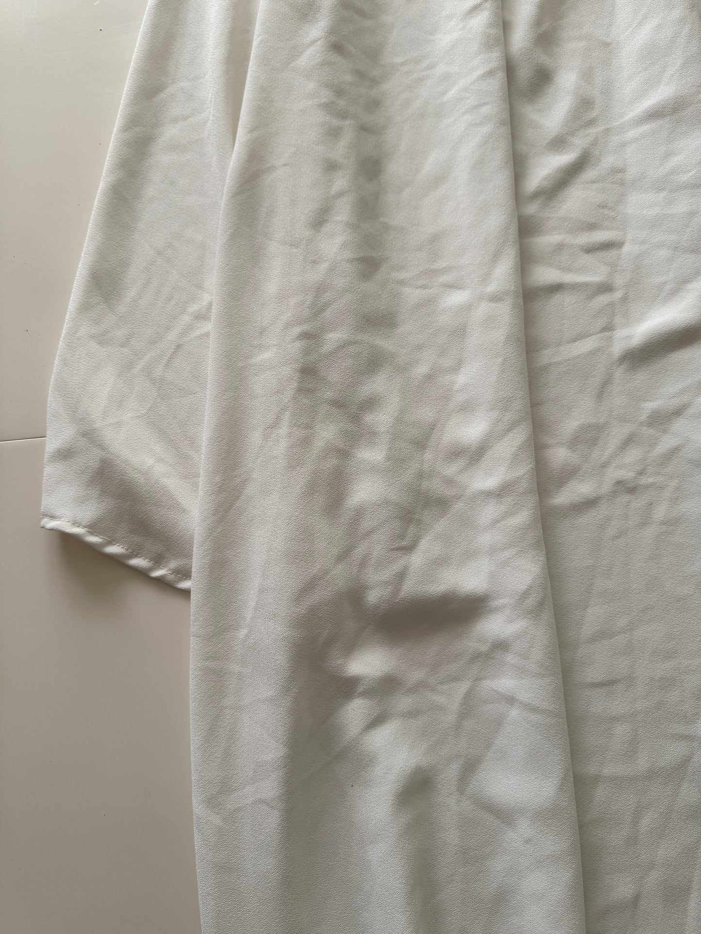 Vestuario tunica blanca, Talla M/L, Unisex
