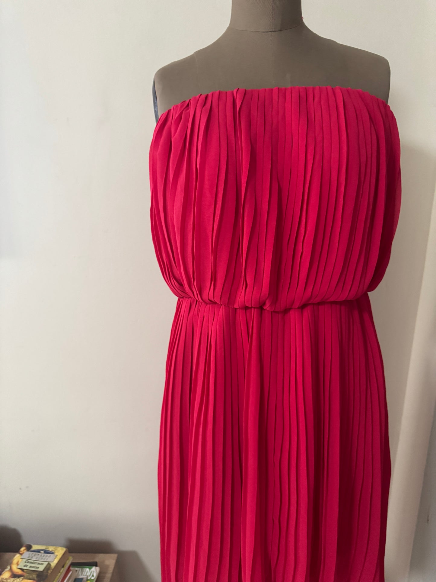 Vestido tabloneado, Talla L, Mujer, BCBGeneration