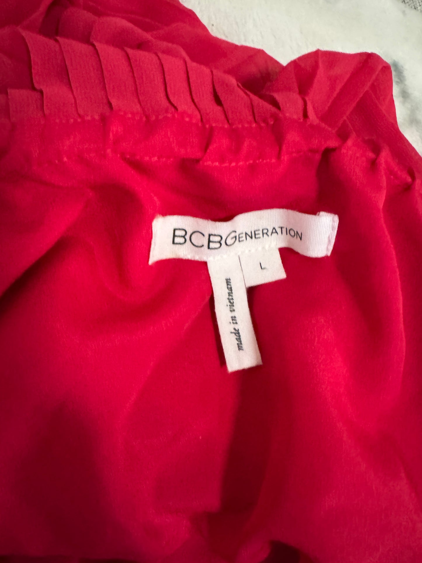 Vestido tabloneado, Talla L, Mujer, BCBGeneration