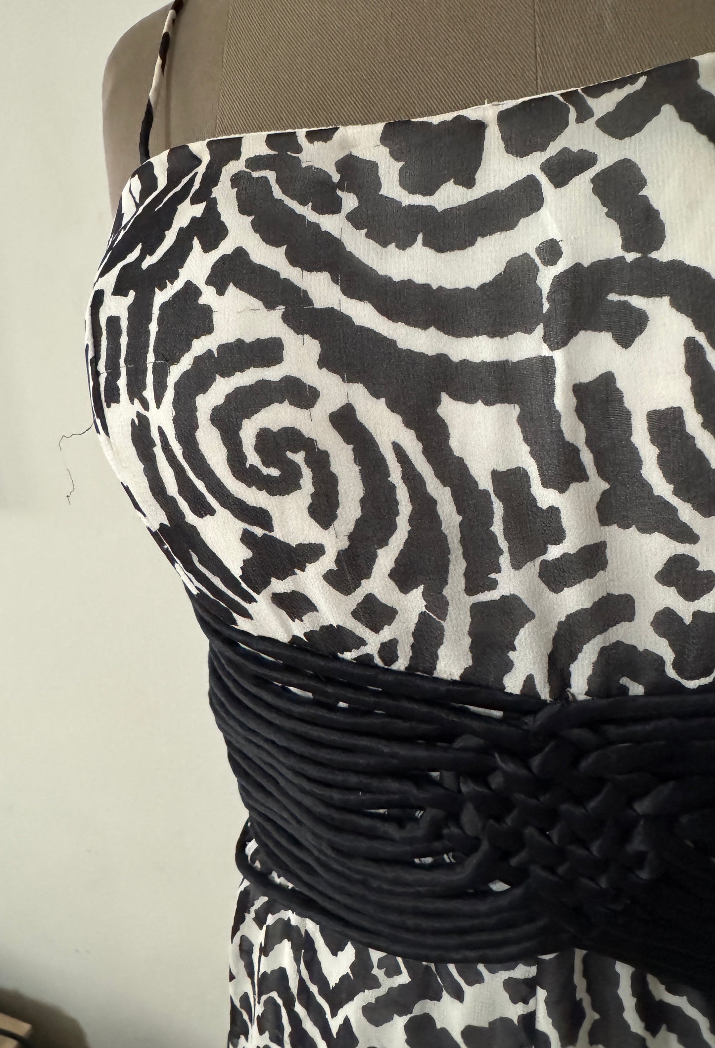 Vestido estampado de tirantes, Talla S, Mujer, Cheta B