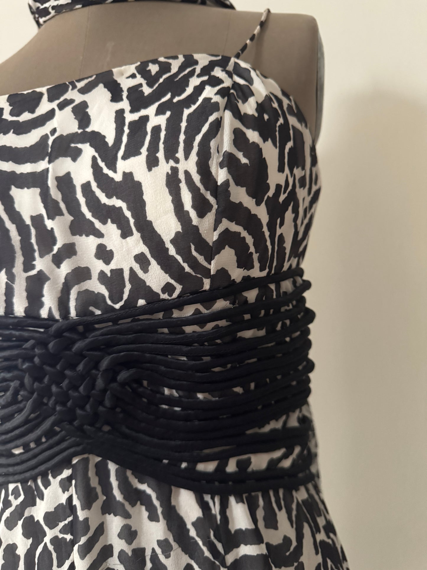 Vestido estampado de tirantes, Talla S, Mujer, Cheta B
