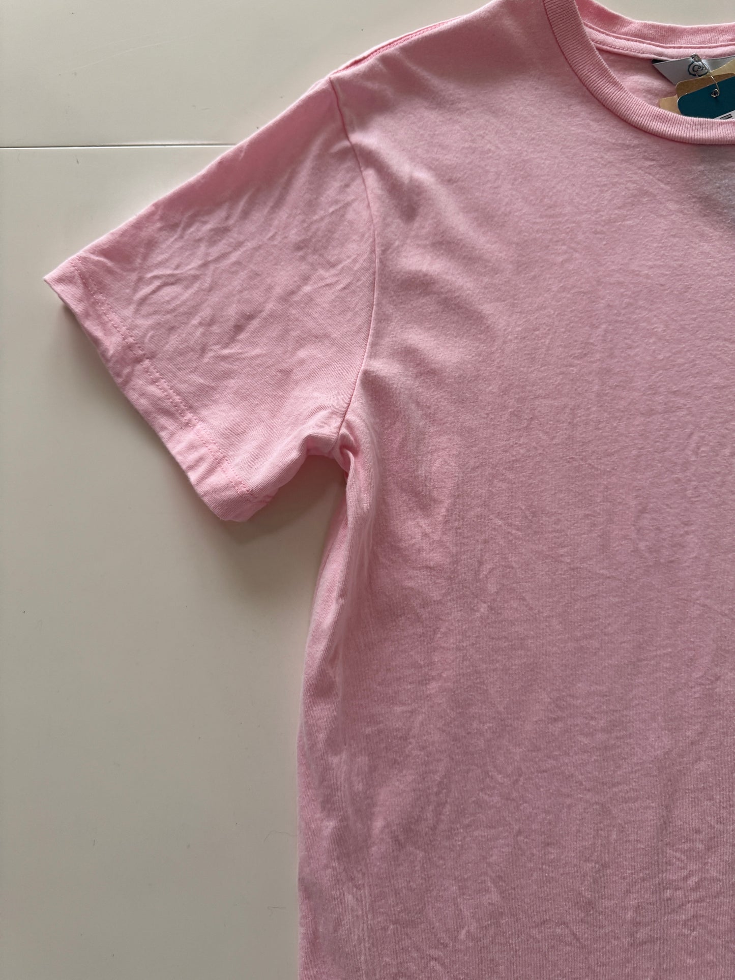 Playera basica rosa pastel, Talla M, Mujer, C&A