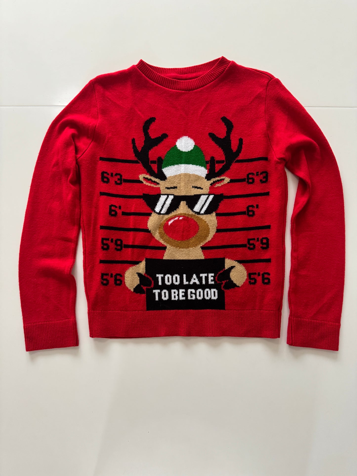 Ugly sweater navideño, Talla S, Mujer, Cuidado con el perro