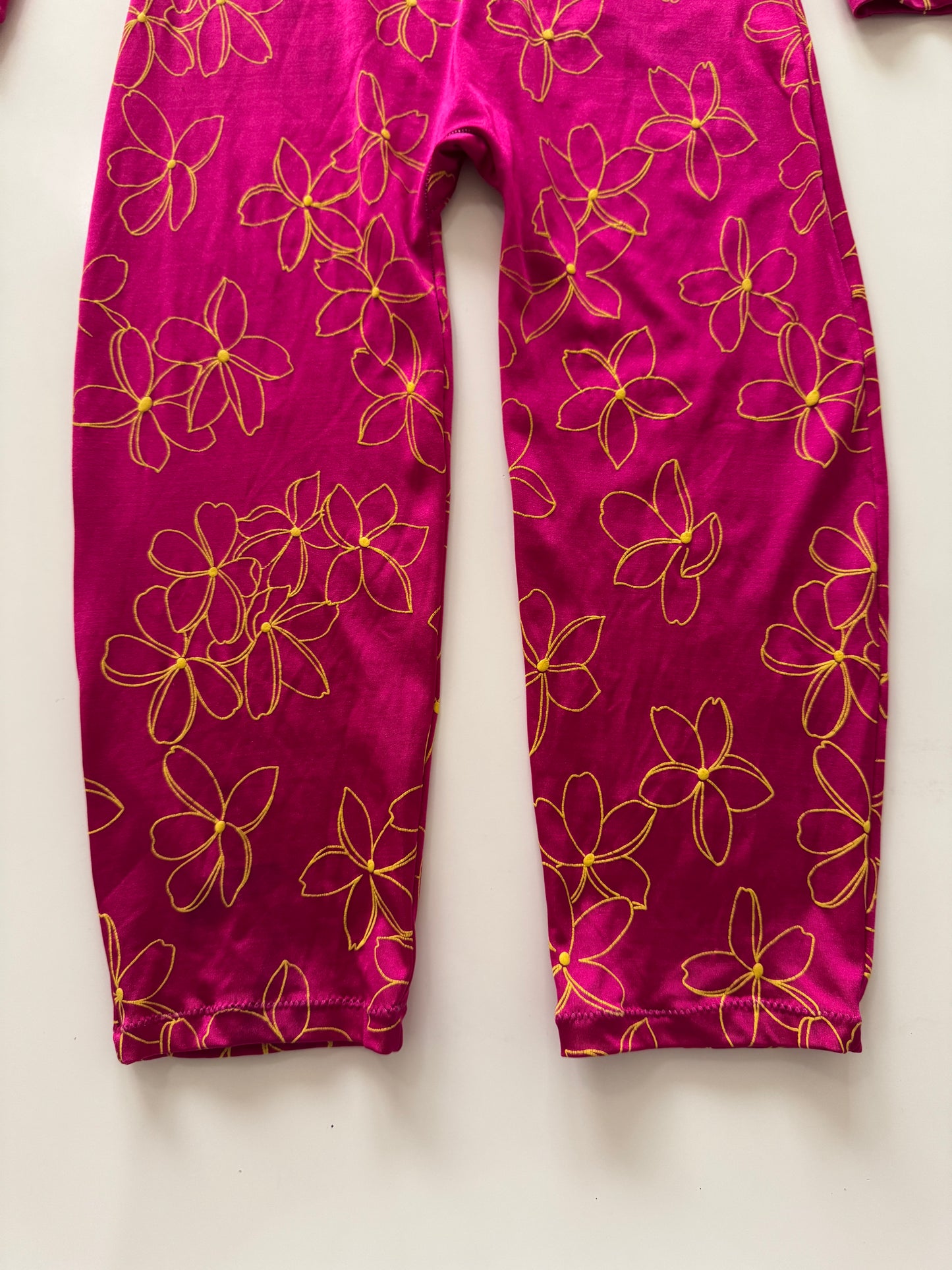 Body de licra estampada rosa, Talla S, Mujer