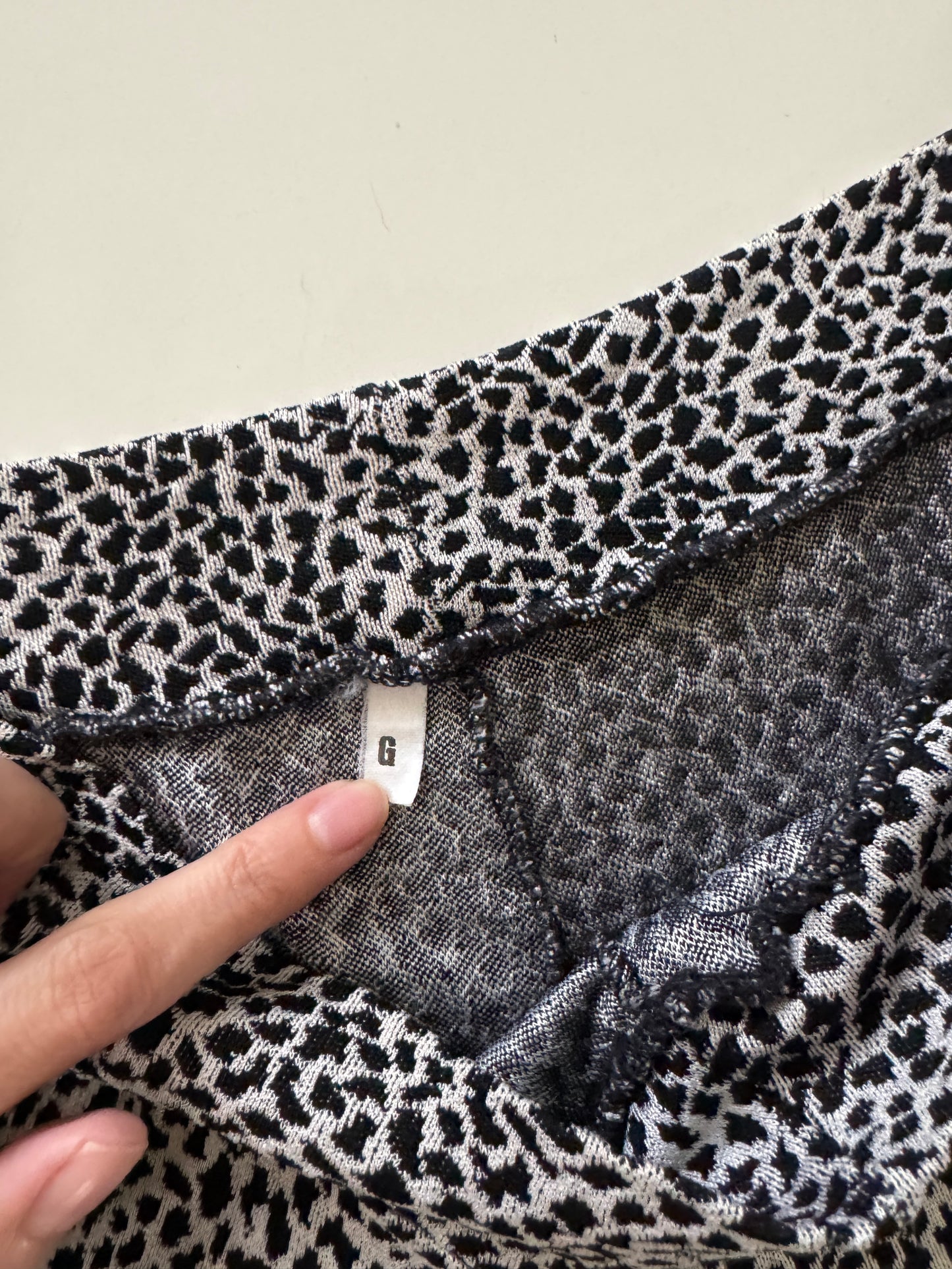 Pantalones estampados tejidos, Talla L(quedan a S/M), Mujer