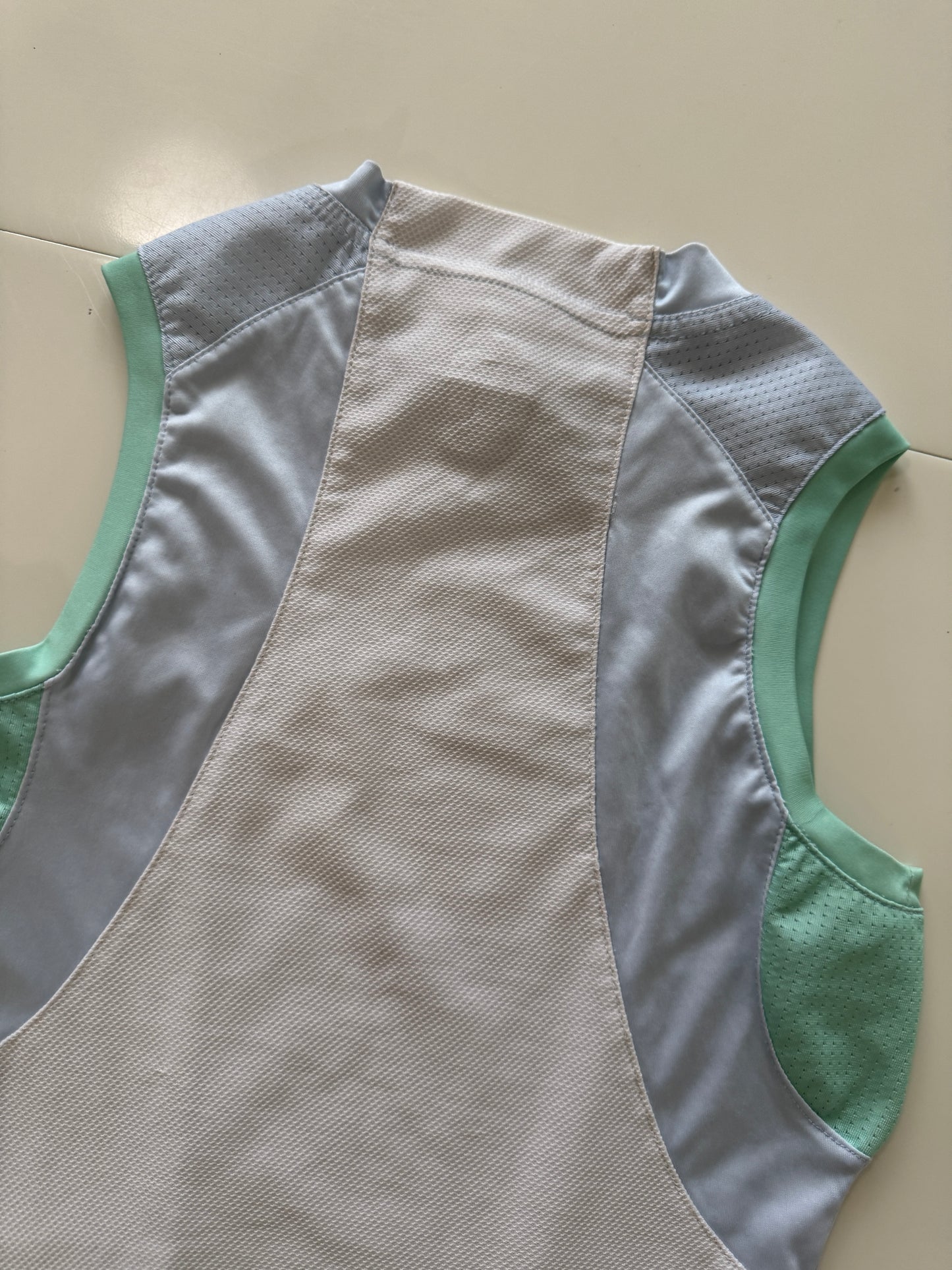 Playera deportiva celeste, Talla M, Mujer, Atletica