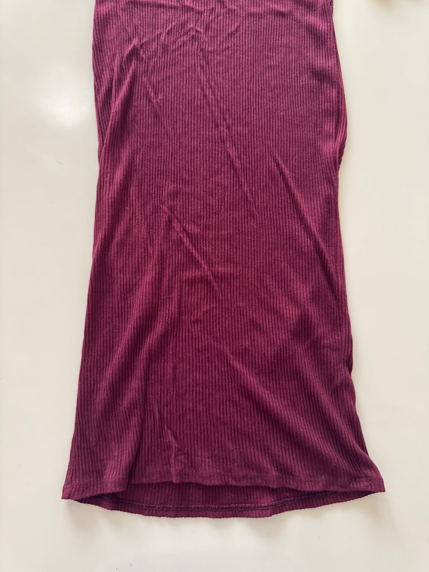 Vestido de punto color vino, Talla M,28, Mujer, Lft