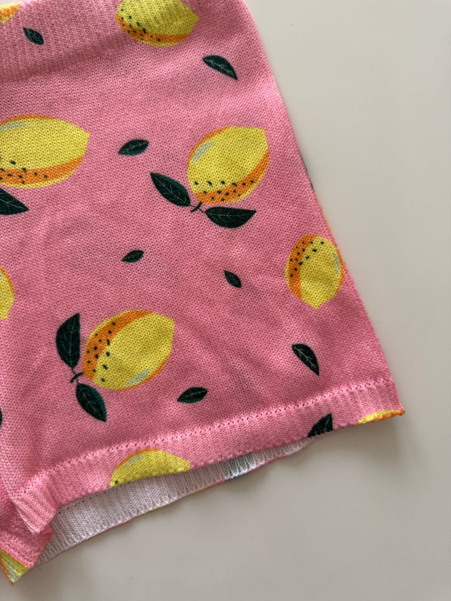 Shorts de punto estampados, Talla L, Mujer, Red Marine