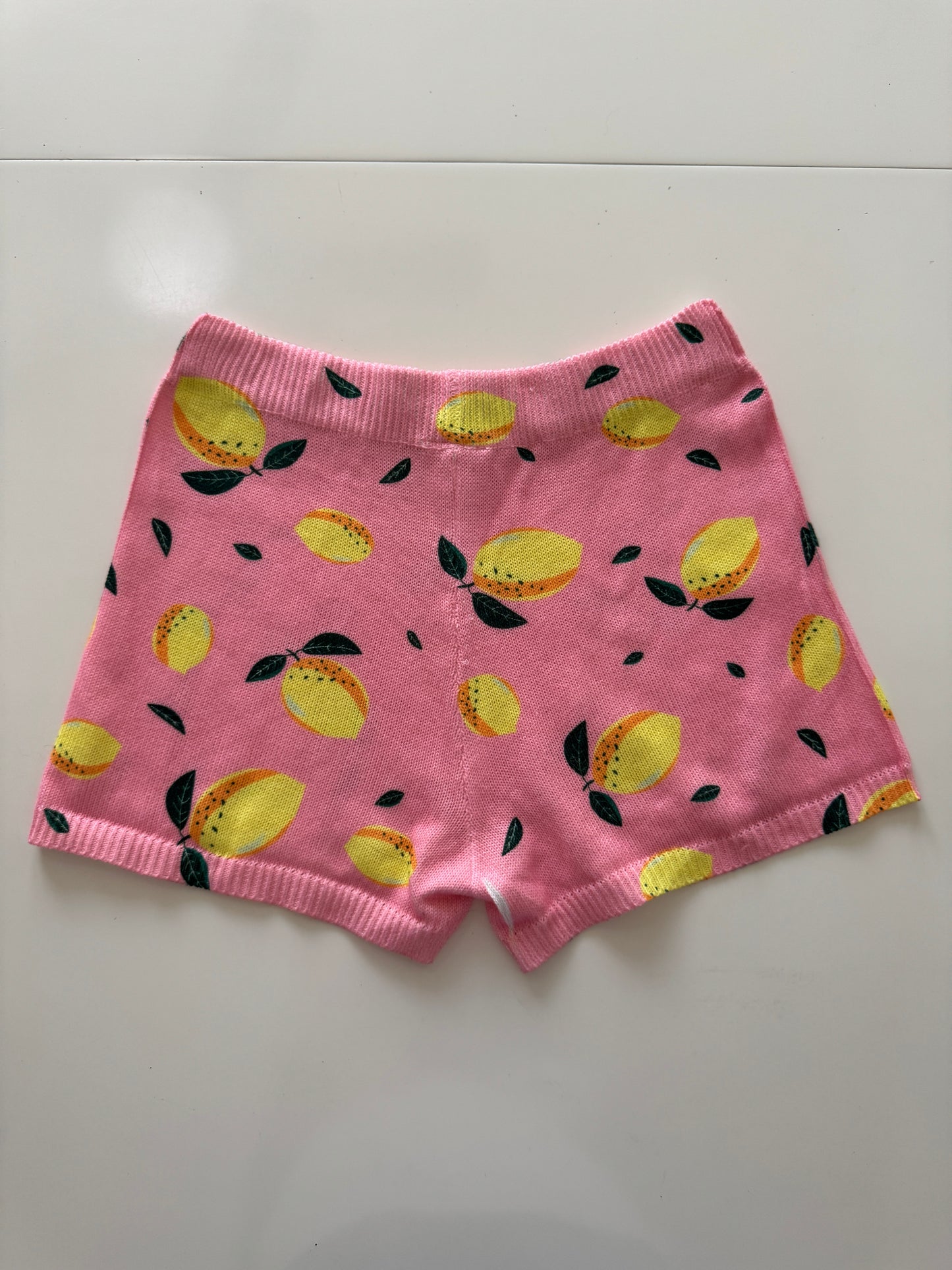 Shorts de punto estampados, Talla L, Mujer, Red Marine