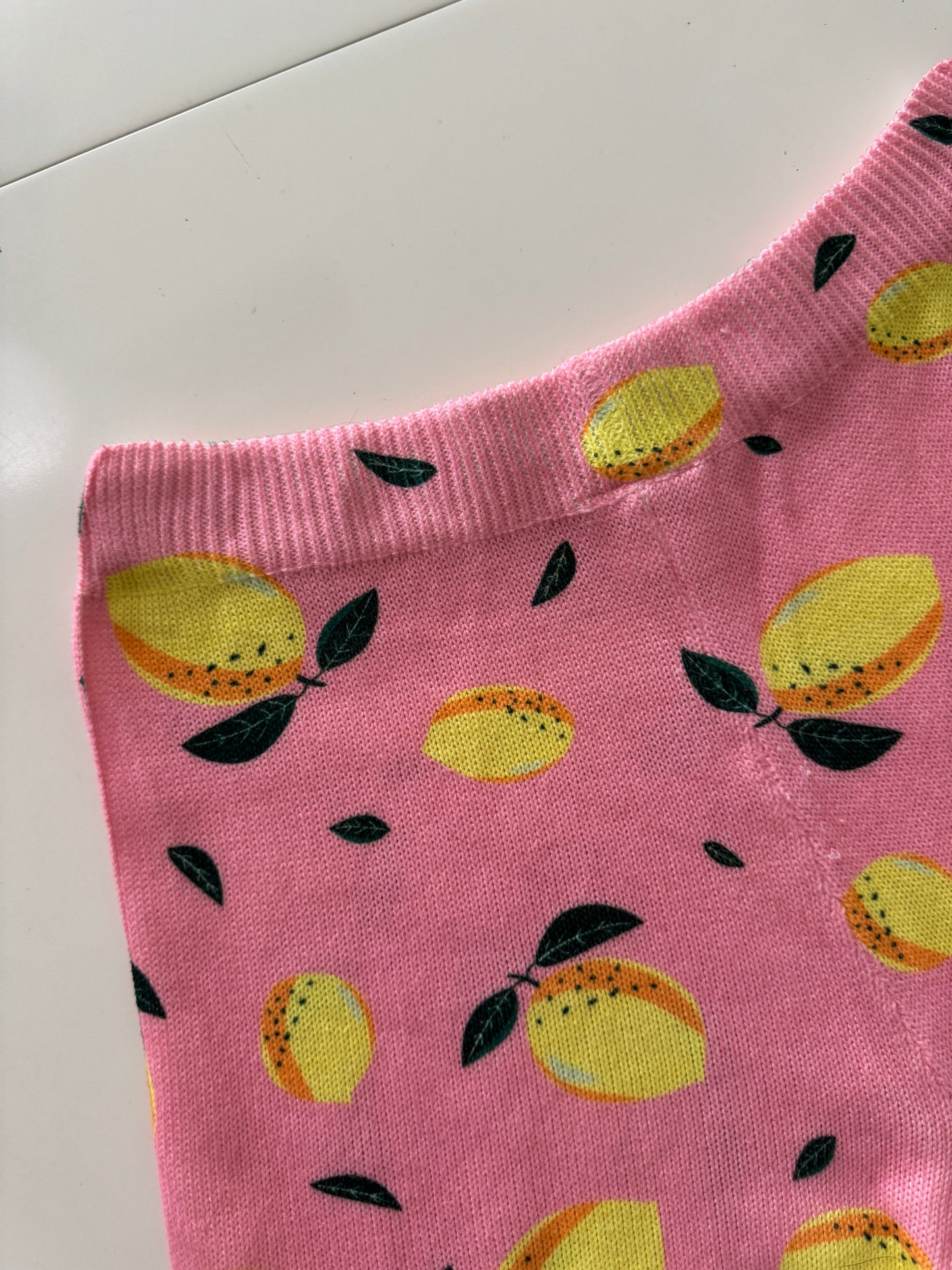 Shorts de punto estampados, Talla L, Mujer, Red Marine