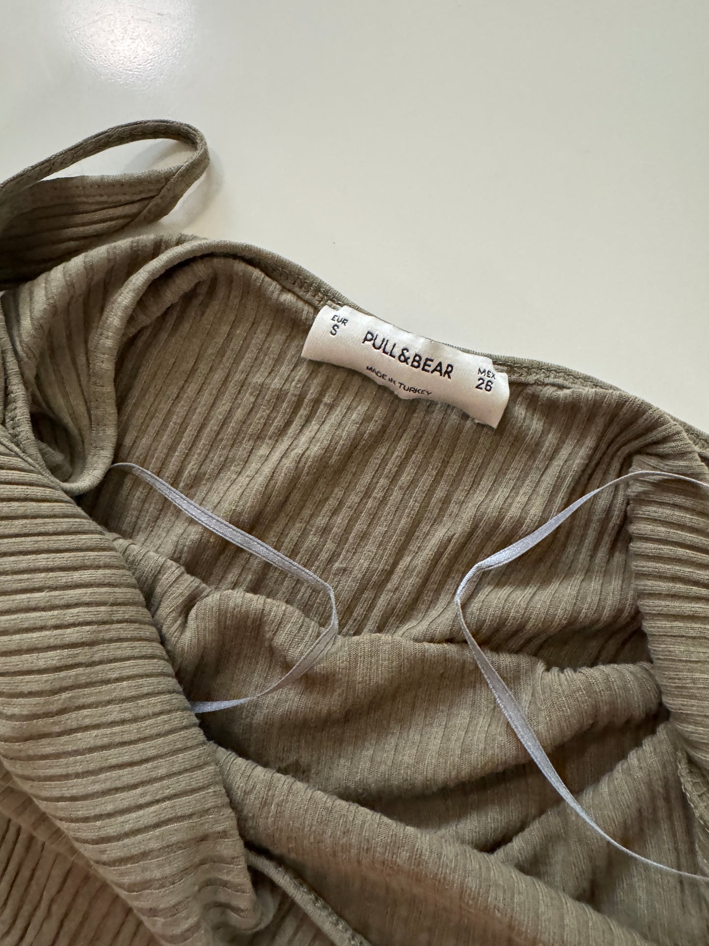 Body verde olivo, Talla S, 26, Mujer, Pull & Bear