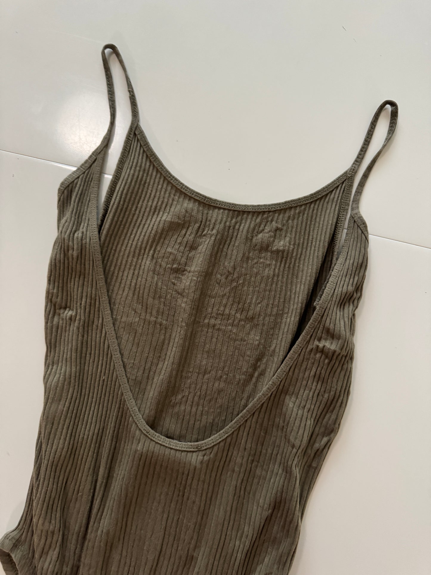 Body verde olivo, Talla S, 26, Mujer, Pull & Bear