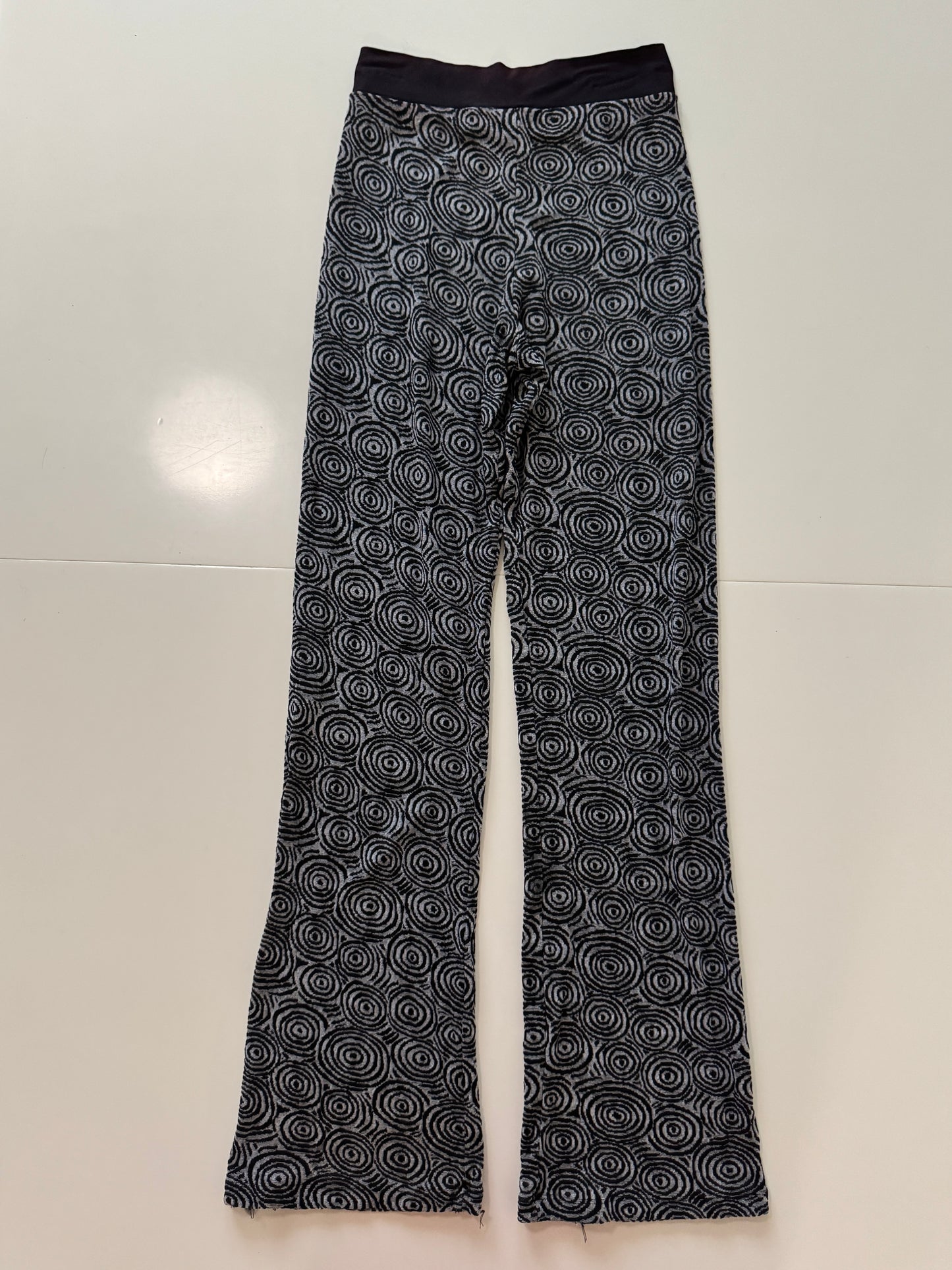 Pantalones negros tejidos, Talla M, Mujer