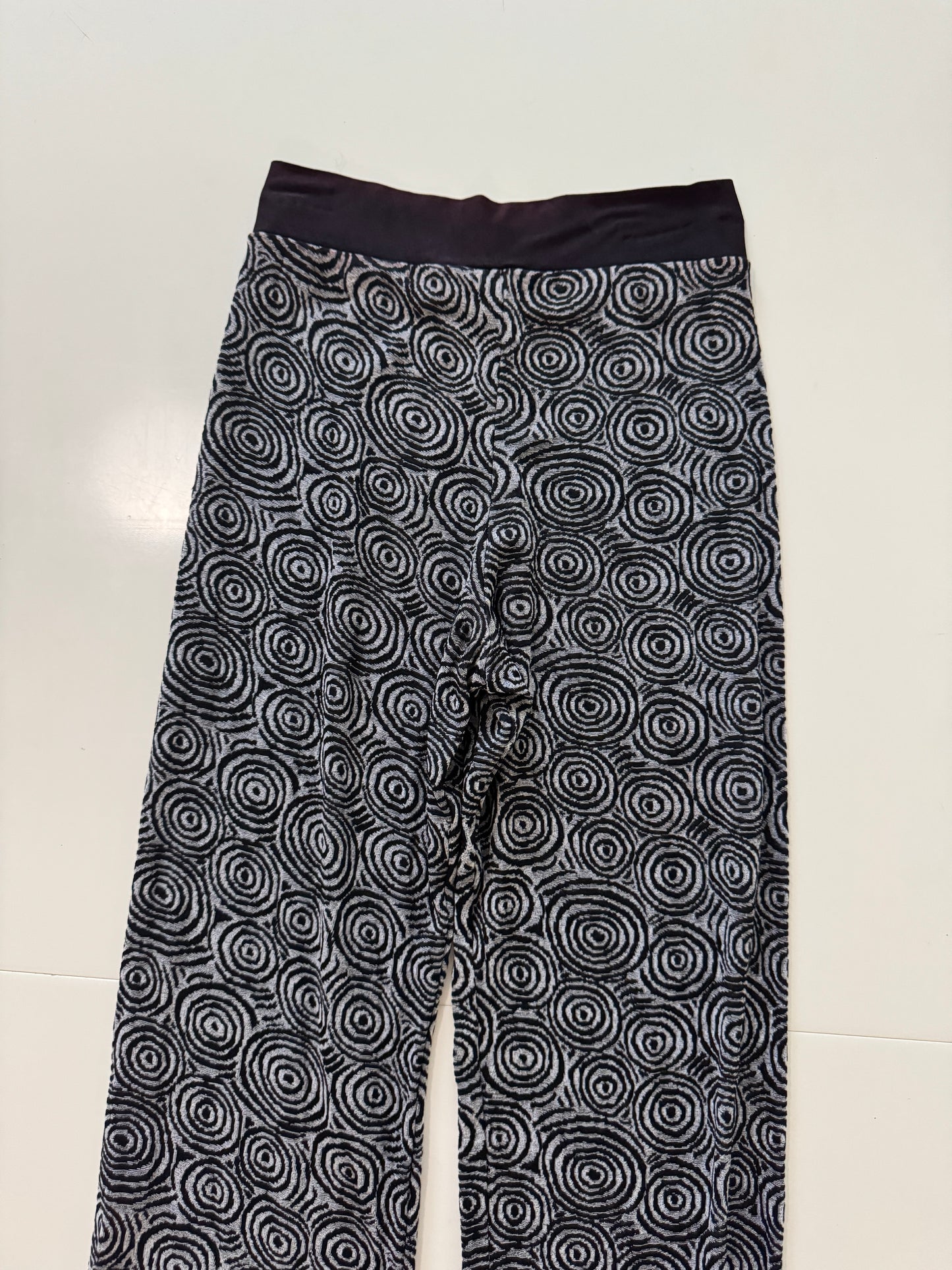 Pantalones negros tejidos, Talla M, Mujer