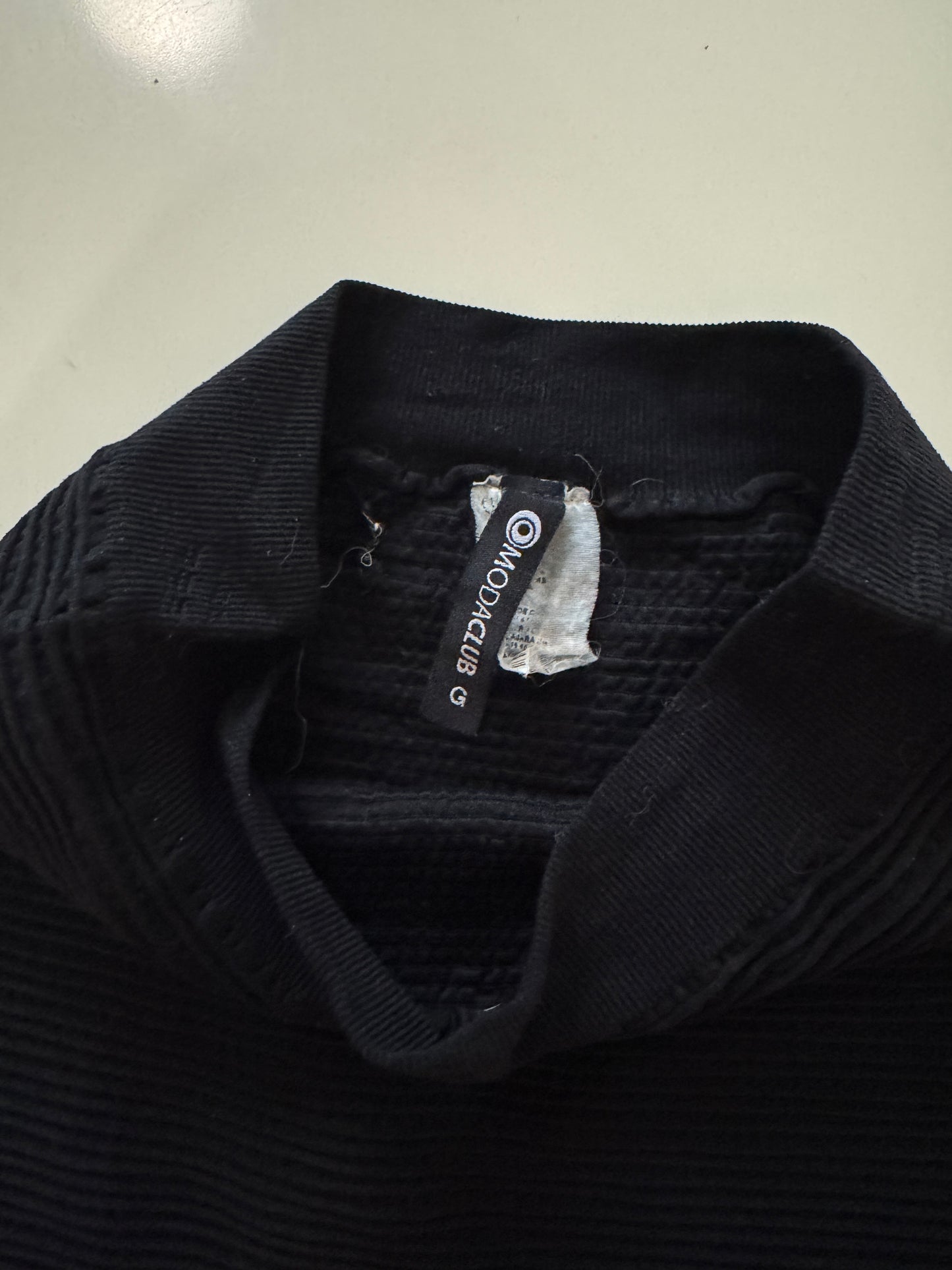 Falda stretch negra, Talla L, Mujer, Moda Club
