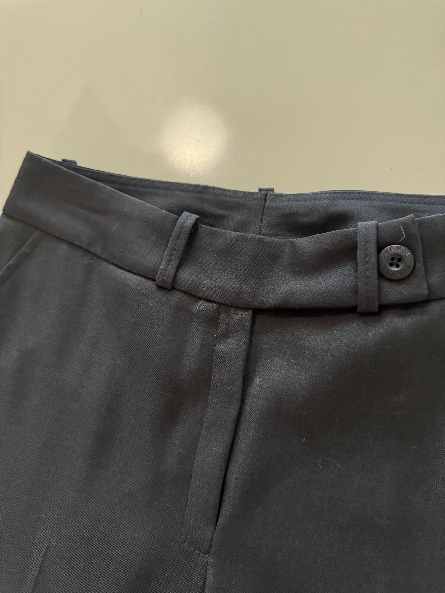 Pantalones de vestir gris oscuro, Talla 28, M, Mujer, Juguel