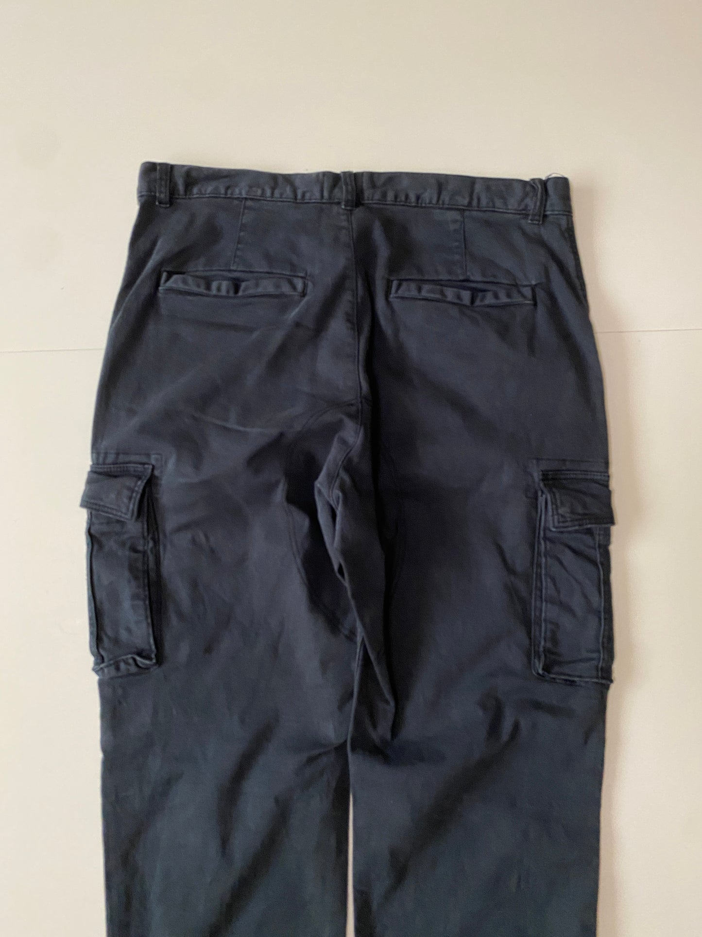 Pantalones cargo negros, Talla 30, Hombre
