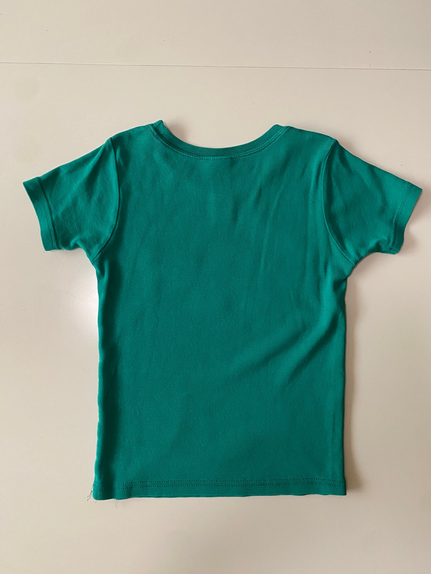 Playera verde con cocodrilo, Talla 6 años, Niño