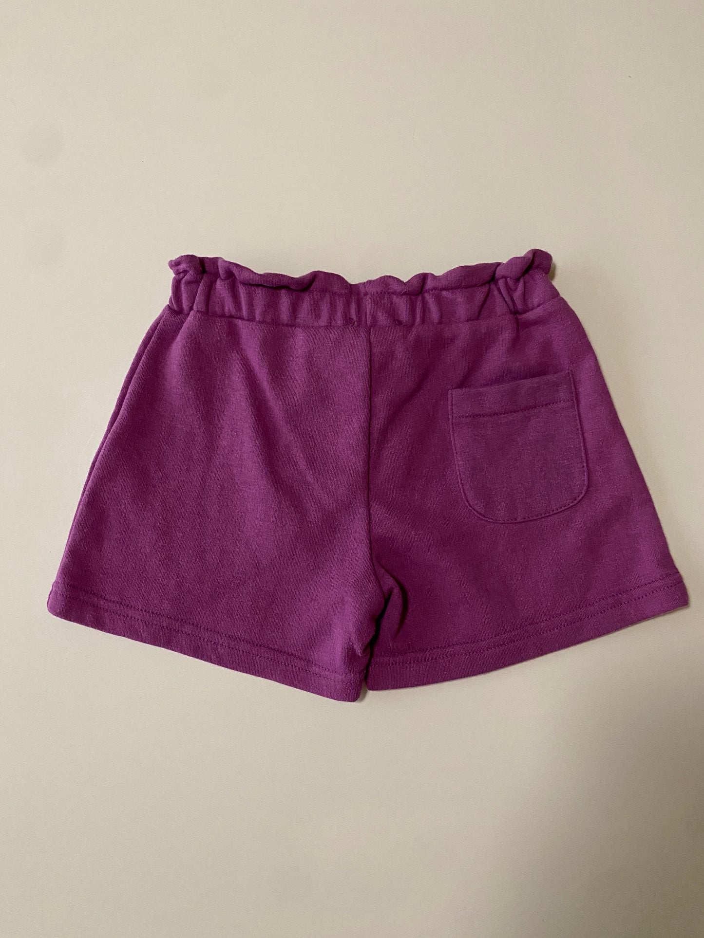 Shorts morados, Talla 7-8, Niña
