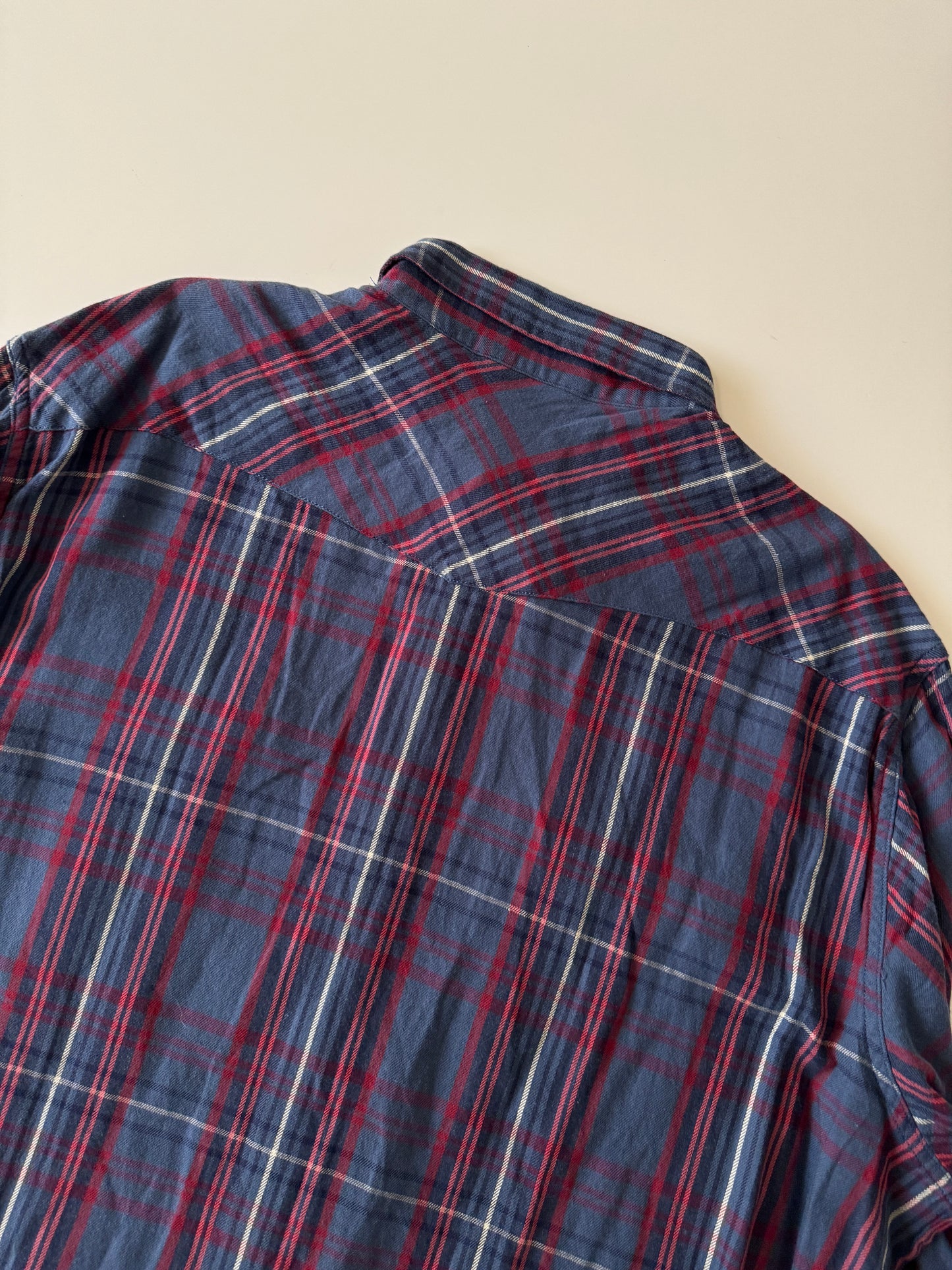 Camisa de franela vaquera, Talla XL, Hombre