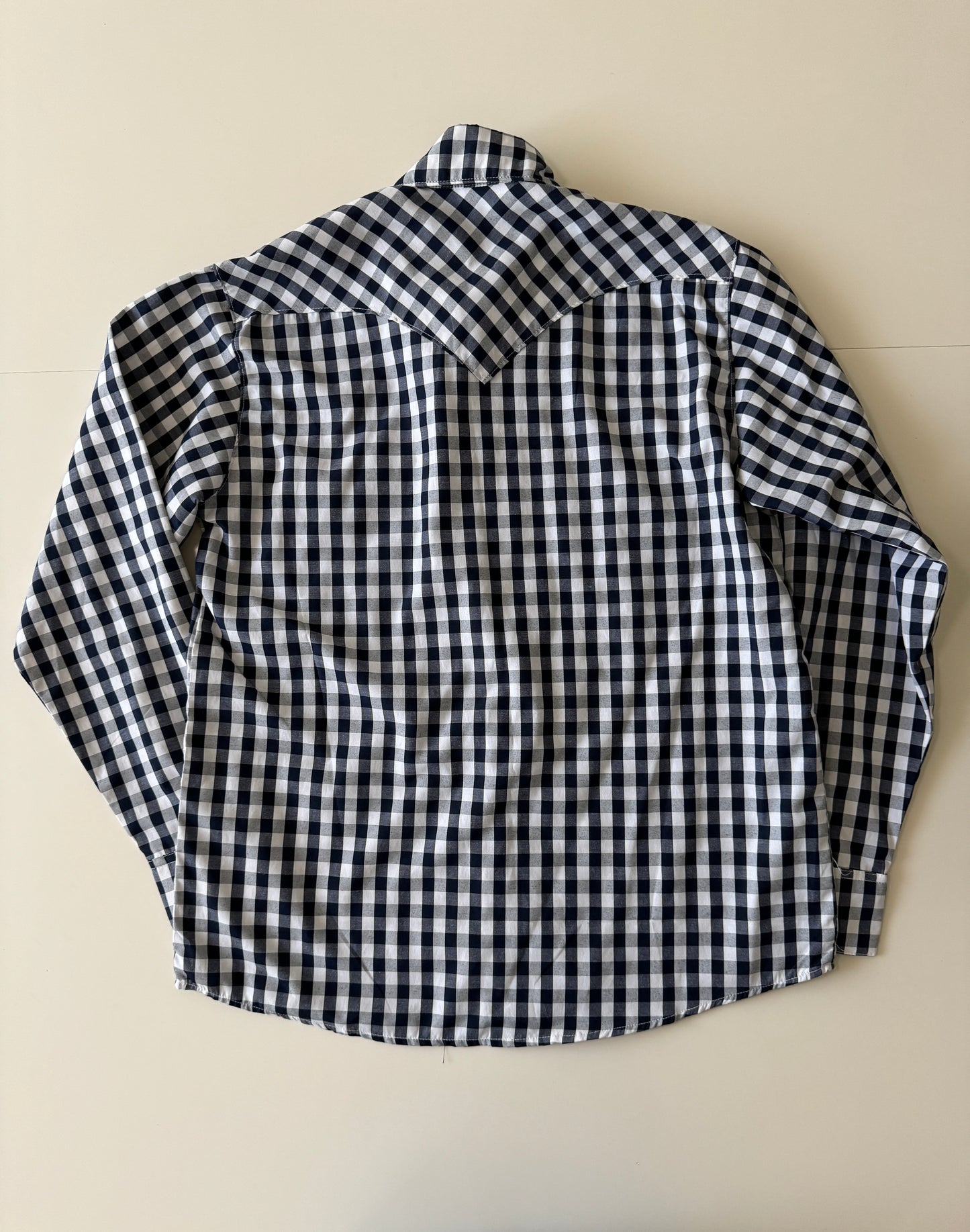 Camisa vaquera de cuadros, Talla 36, S, Hombre