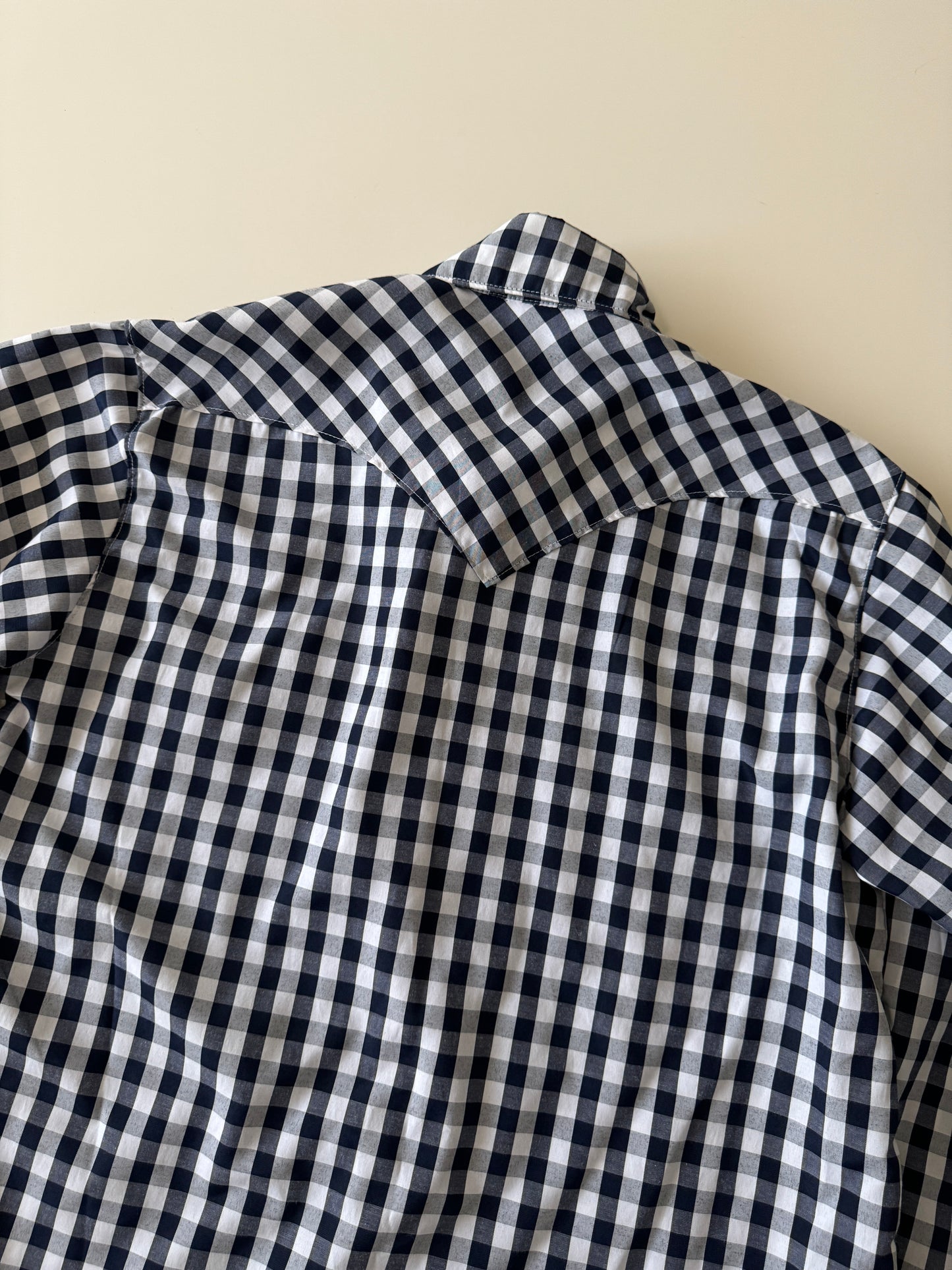 Camisa vaquera de cuadros, Talla 36, S, Hombre
