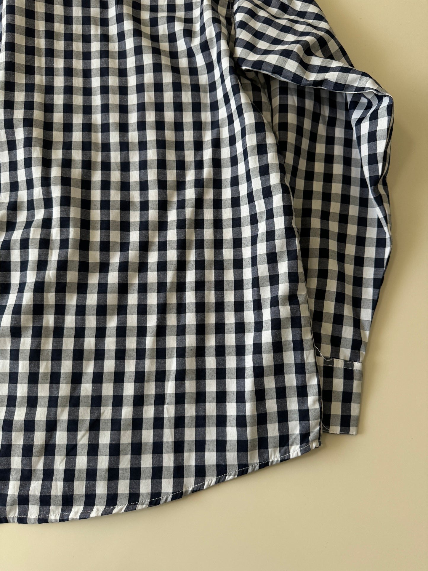 Camisa vaquera de cuadros, Talla 36, S, Hombre