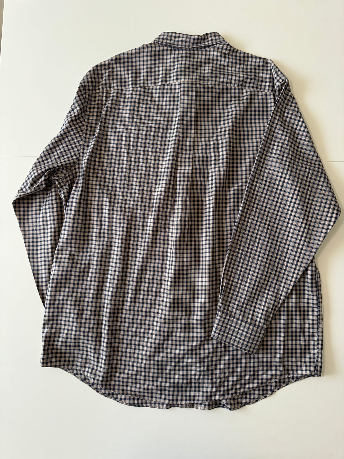 Camisa cuadros cafe, Talla 2XL, Hombre