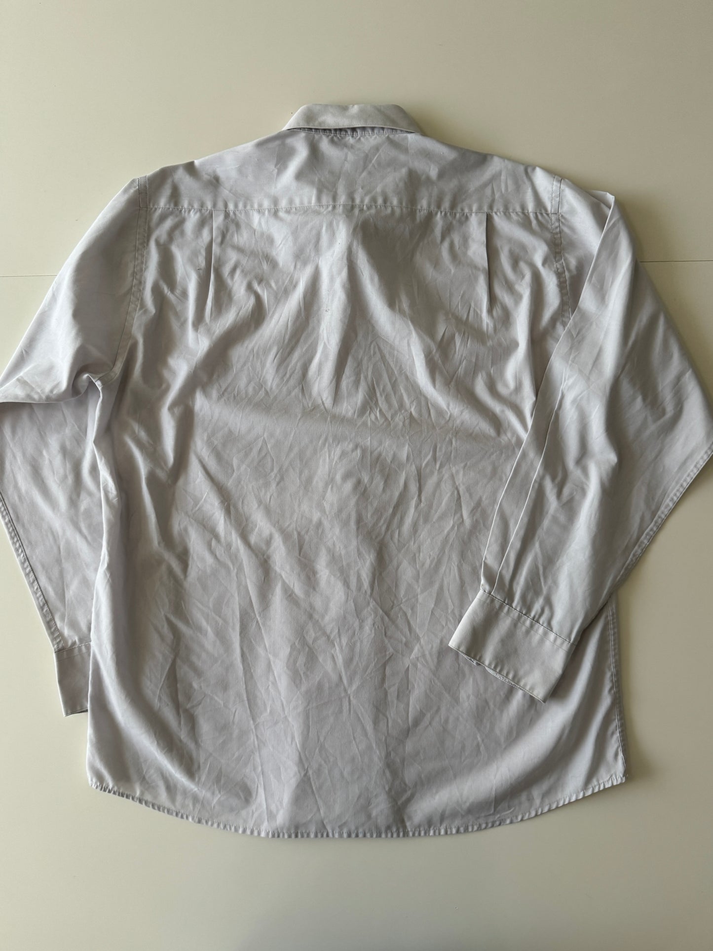 Camisa gris claro, Talla Cuello 18, Manga 33, Talla M, Hombre