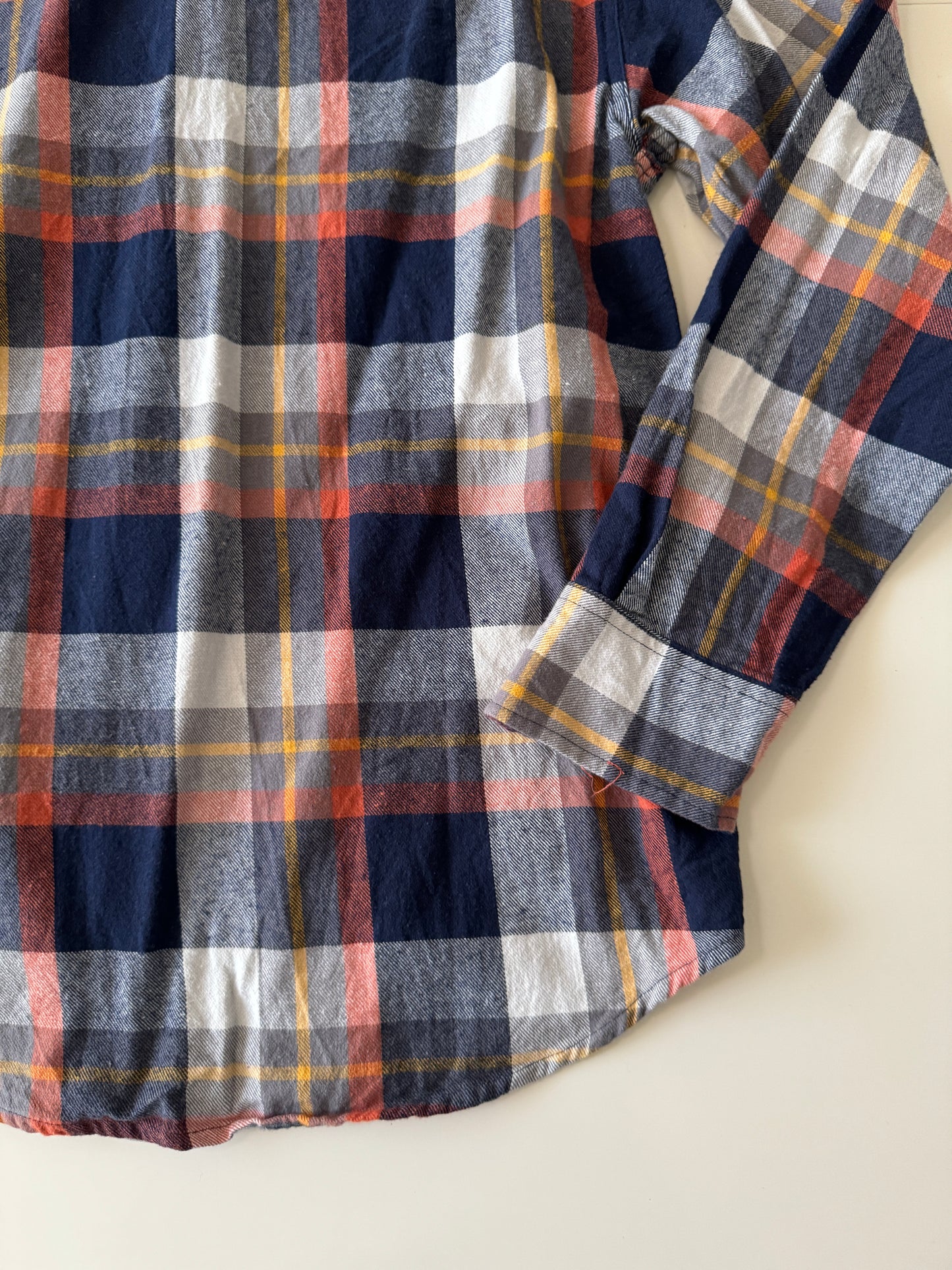 Camisa de franela de cuadros, Talla XL, Hombre