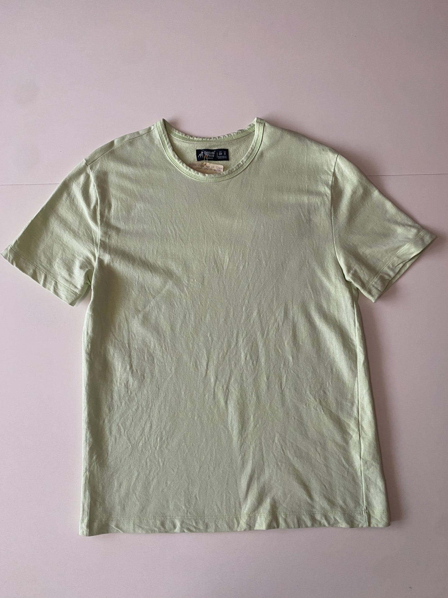 Playera verde claro, Talla S, Hombre