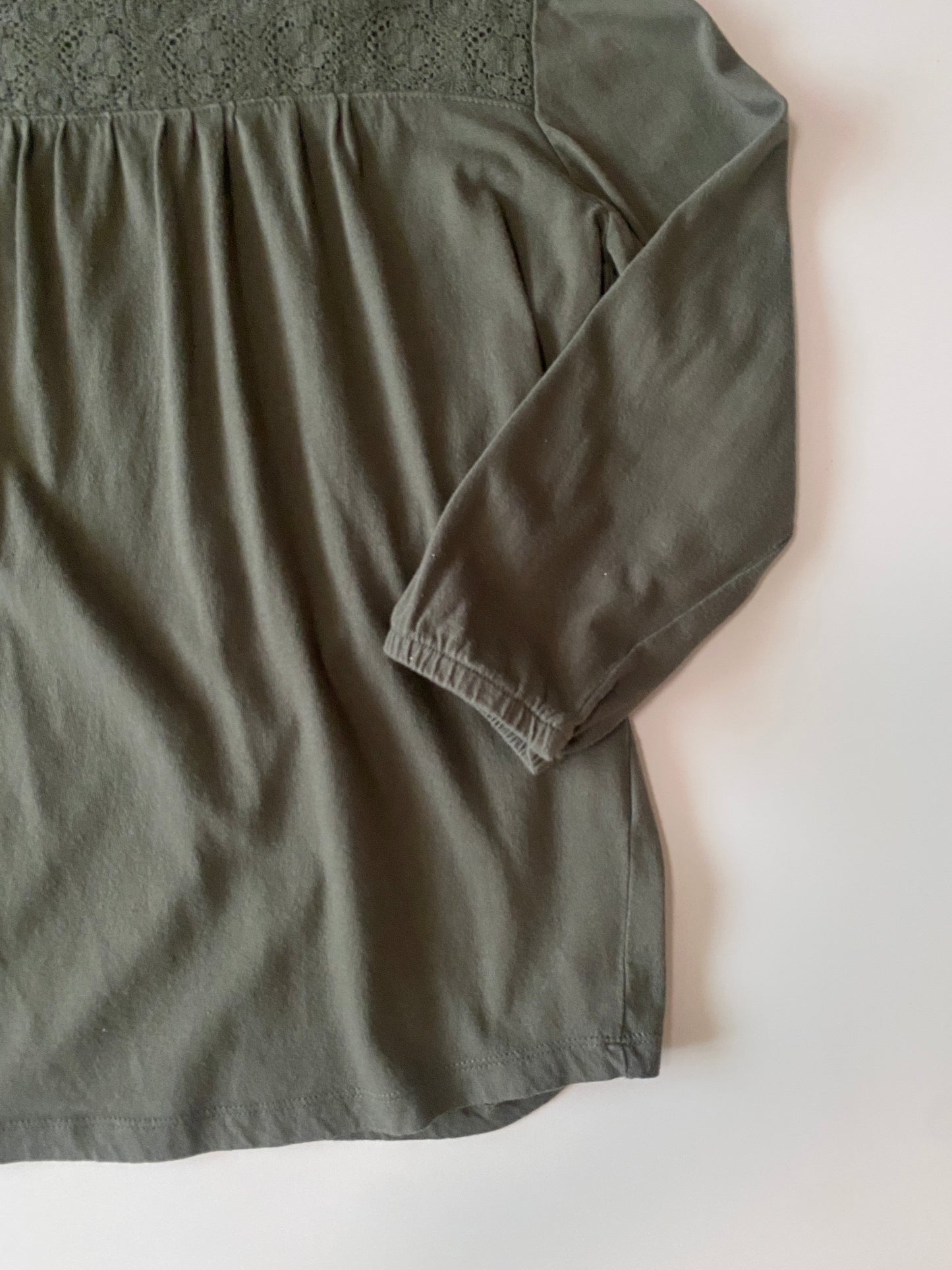 Blusa verde, Talla S, Mujer