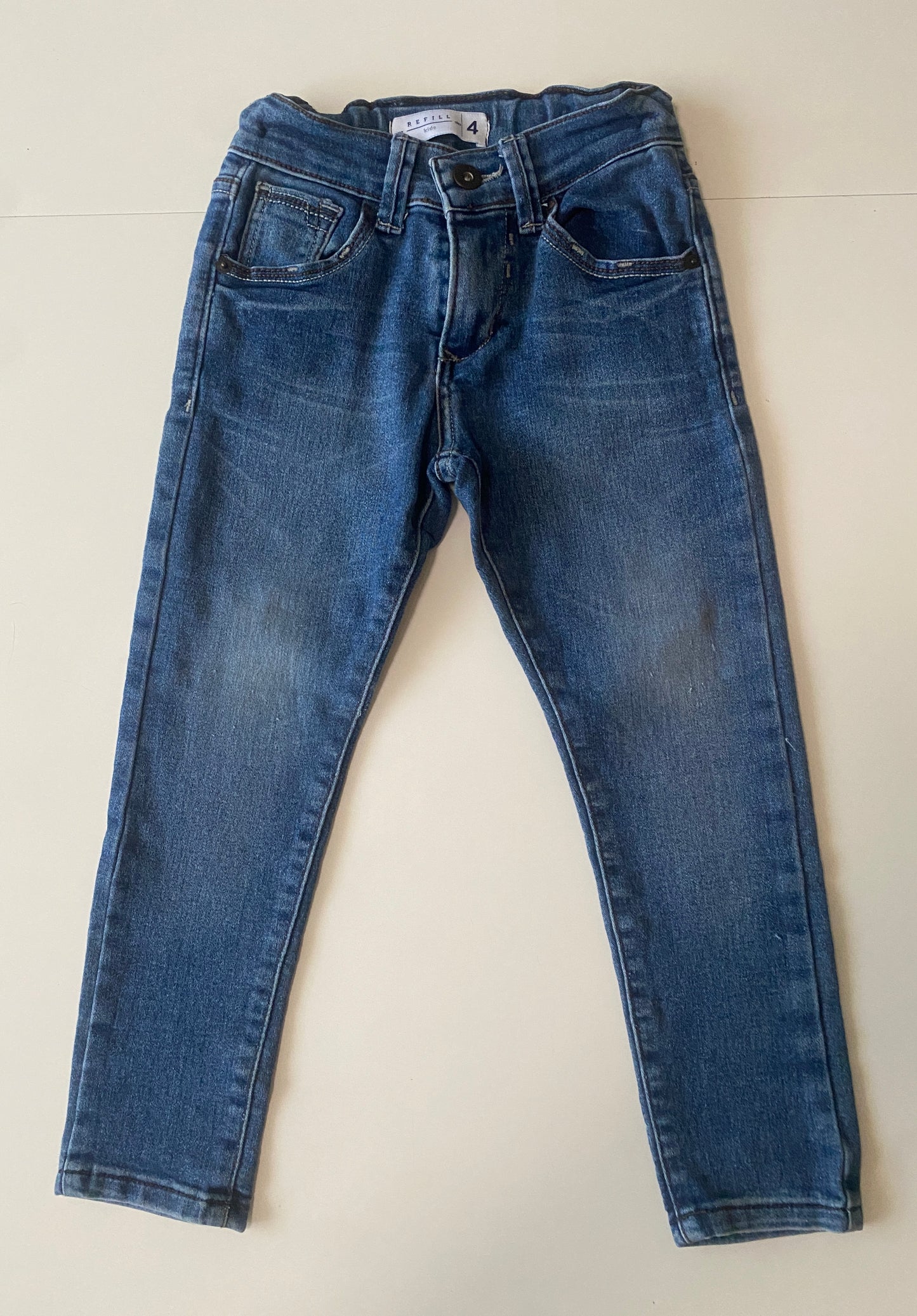 Jeans azules, Talla 4 años, Niños UNISEX