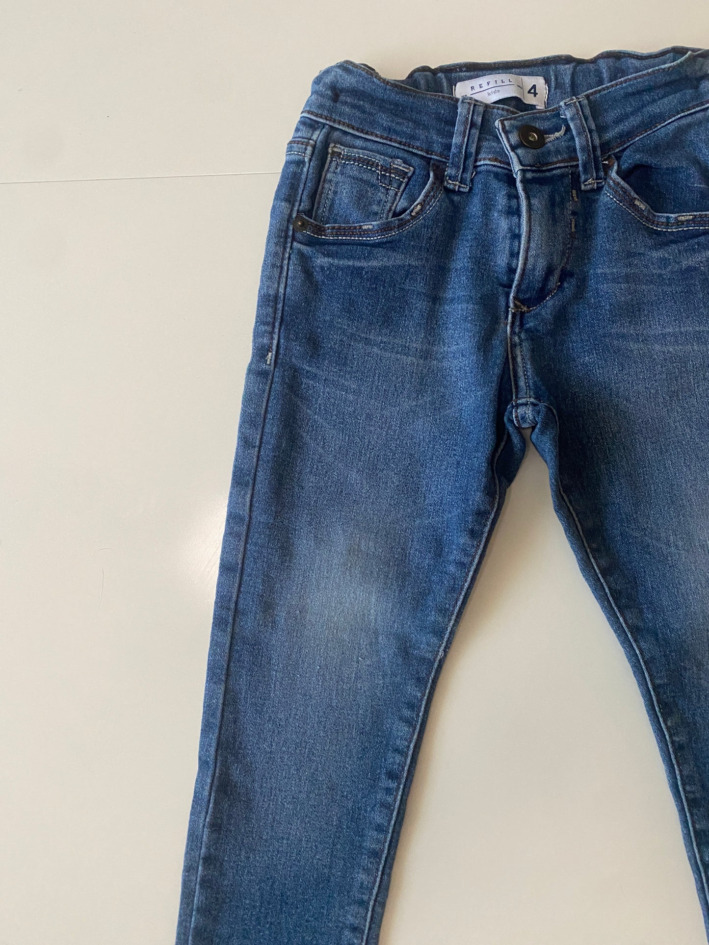 Jeans azules, Talla 4 años, Niños UNISEX