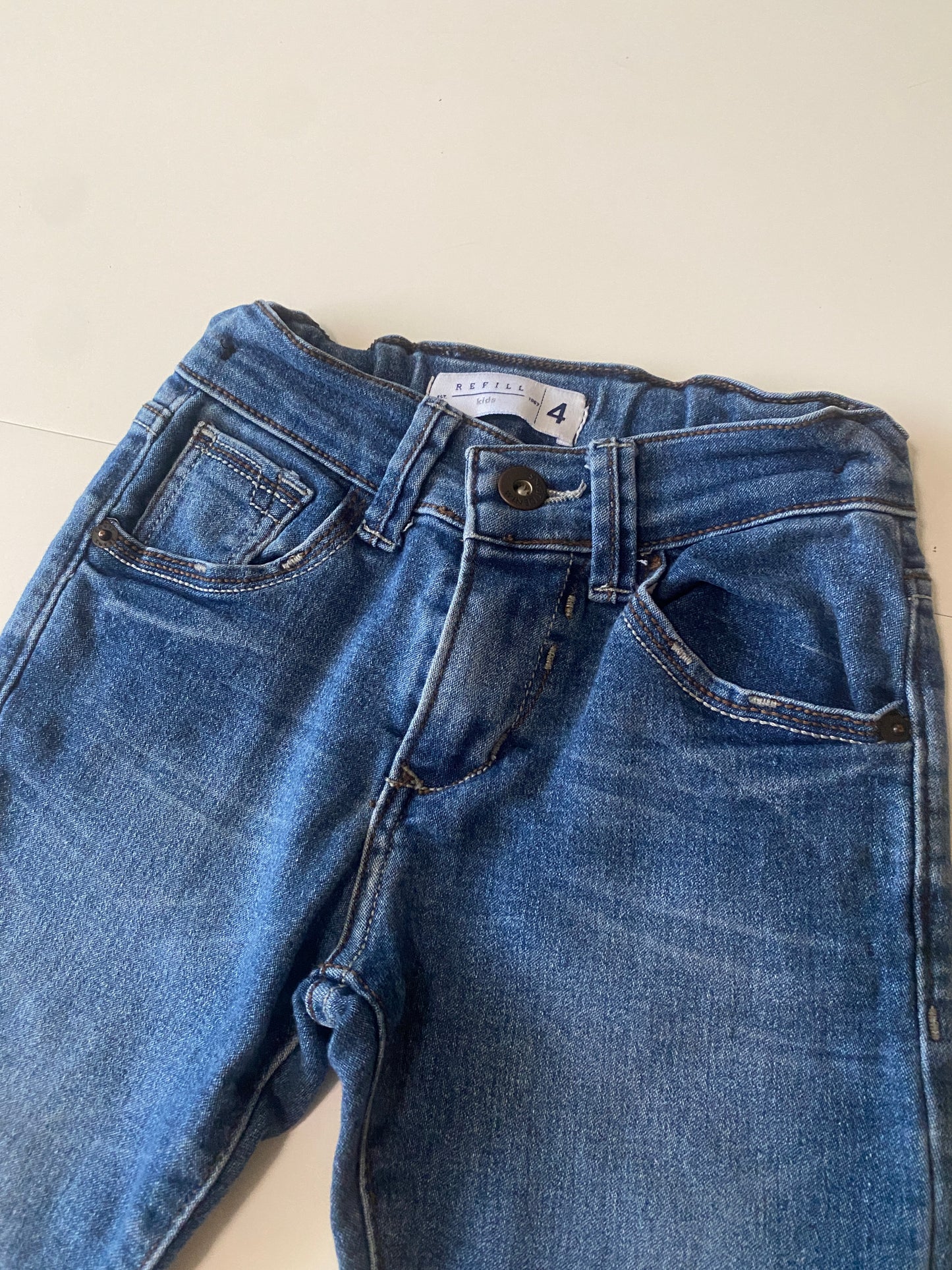 Jeans azules, Talla 4 años, Niños UNISEX