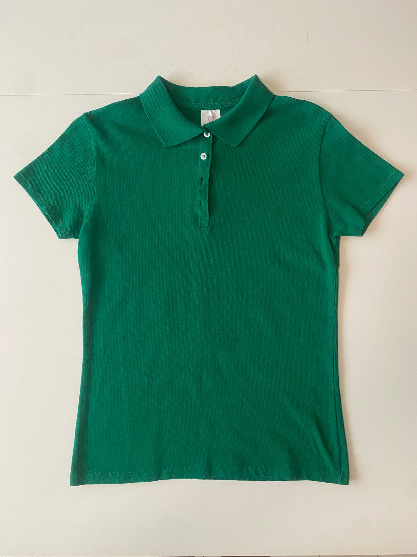 Polo verde bandera, Talla M, Mujer