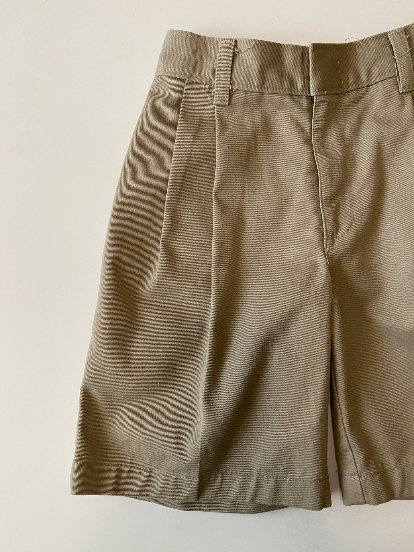 Shorts escolares beige, Talla 8 años, Niño