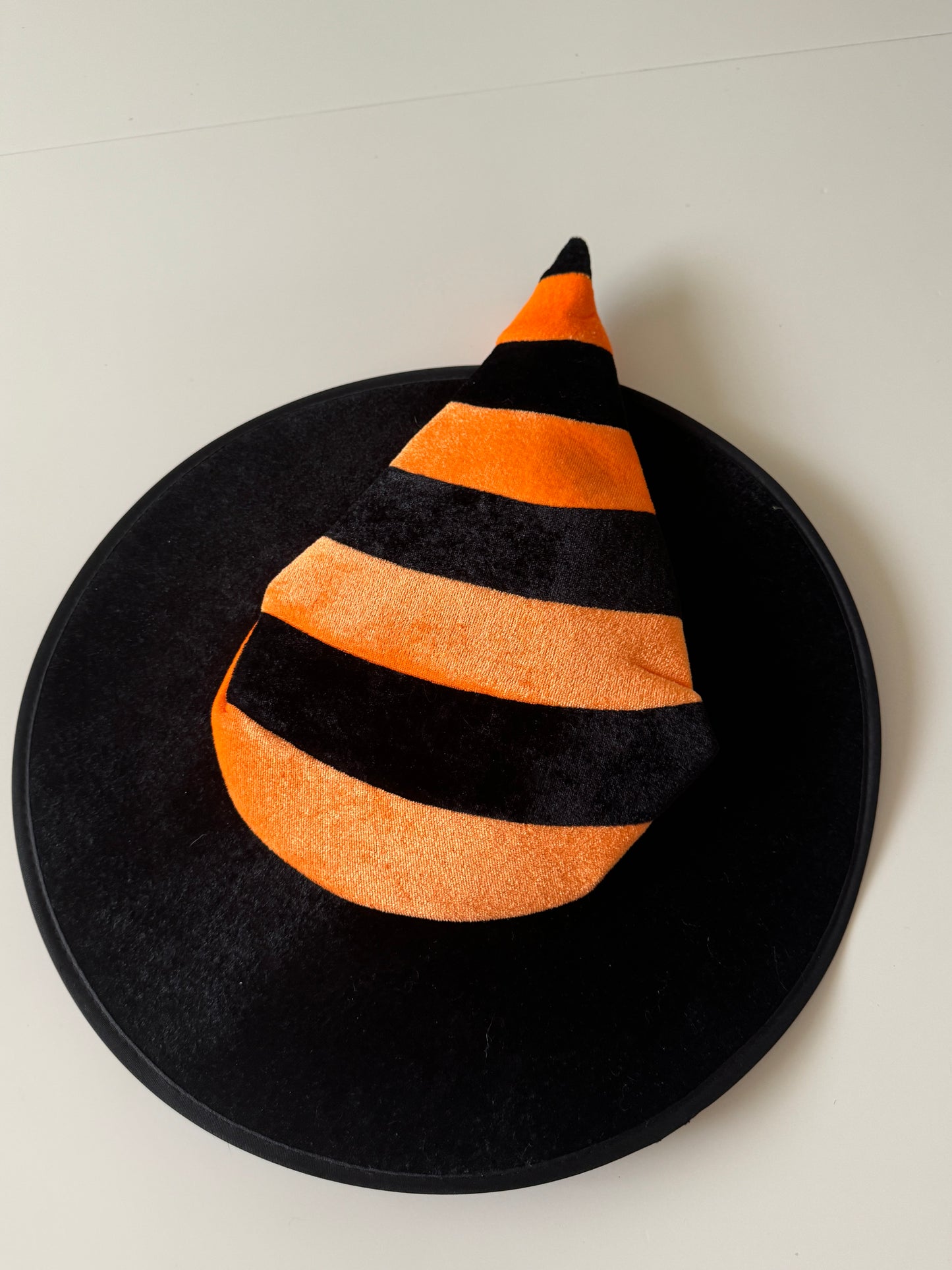 Sombrero de bruja de rayas, Unitalla, Unisex
