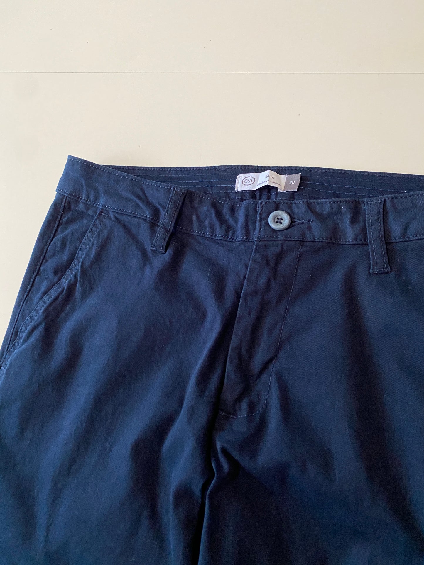 Chinos azules, Talla 30 slim, Hombre