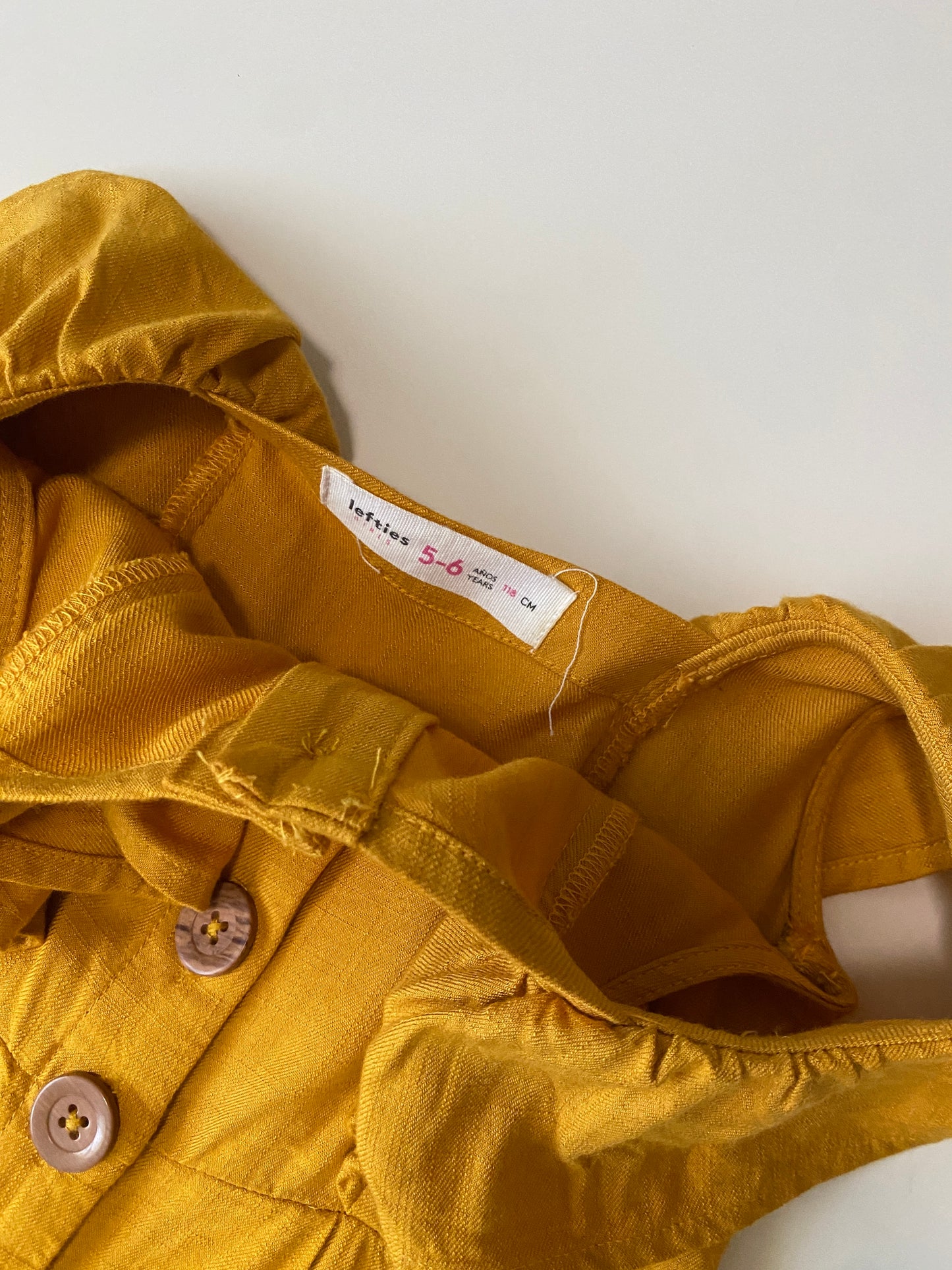 Jumper amarillo, Talla 5-6 años, Niña