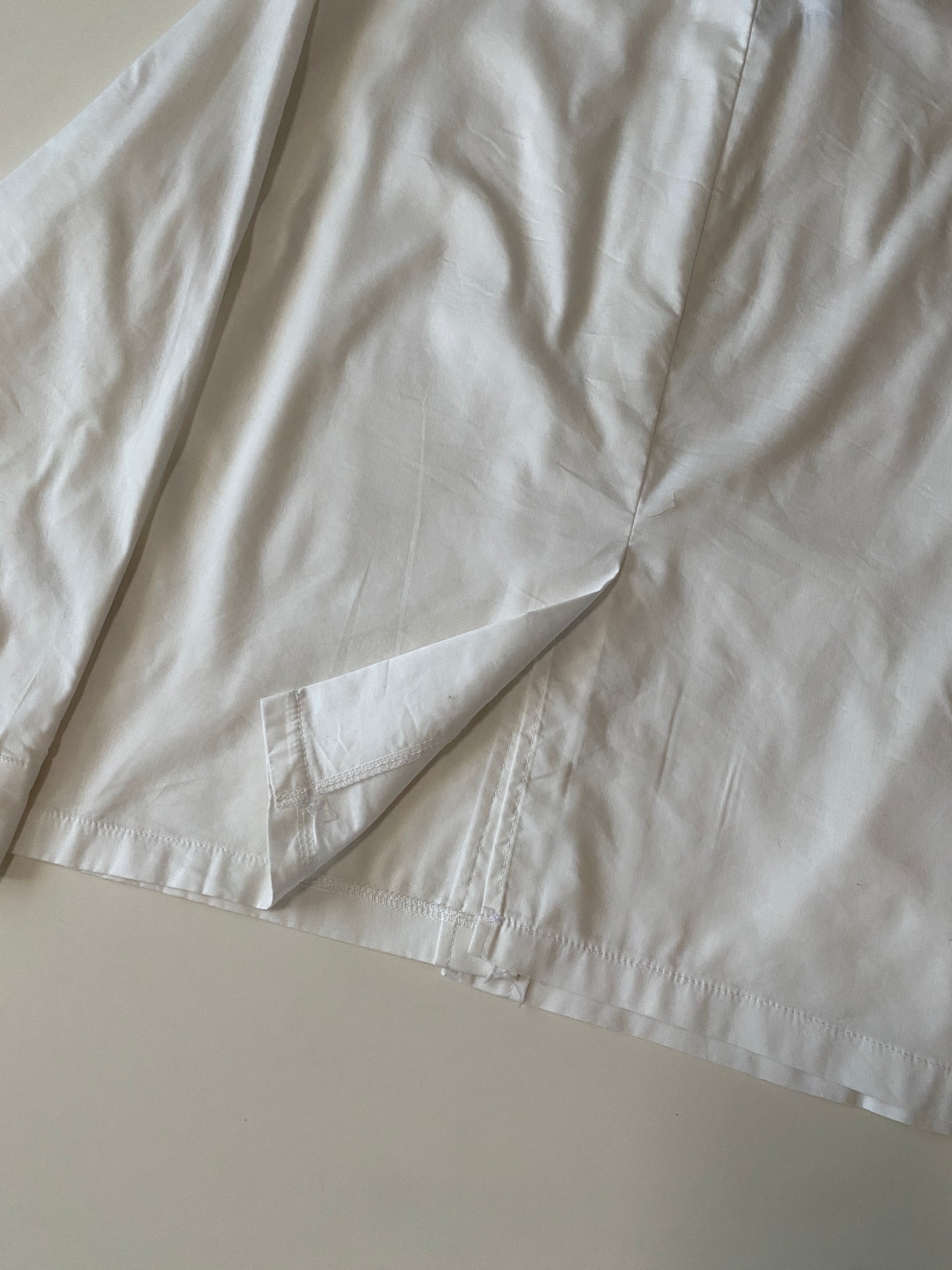 Camisa blanca de vestir, Talla XS, Mujer