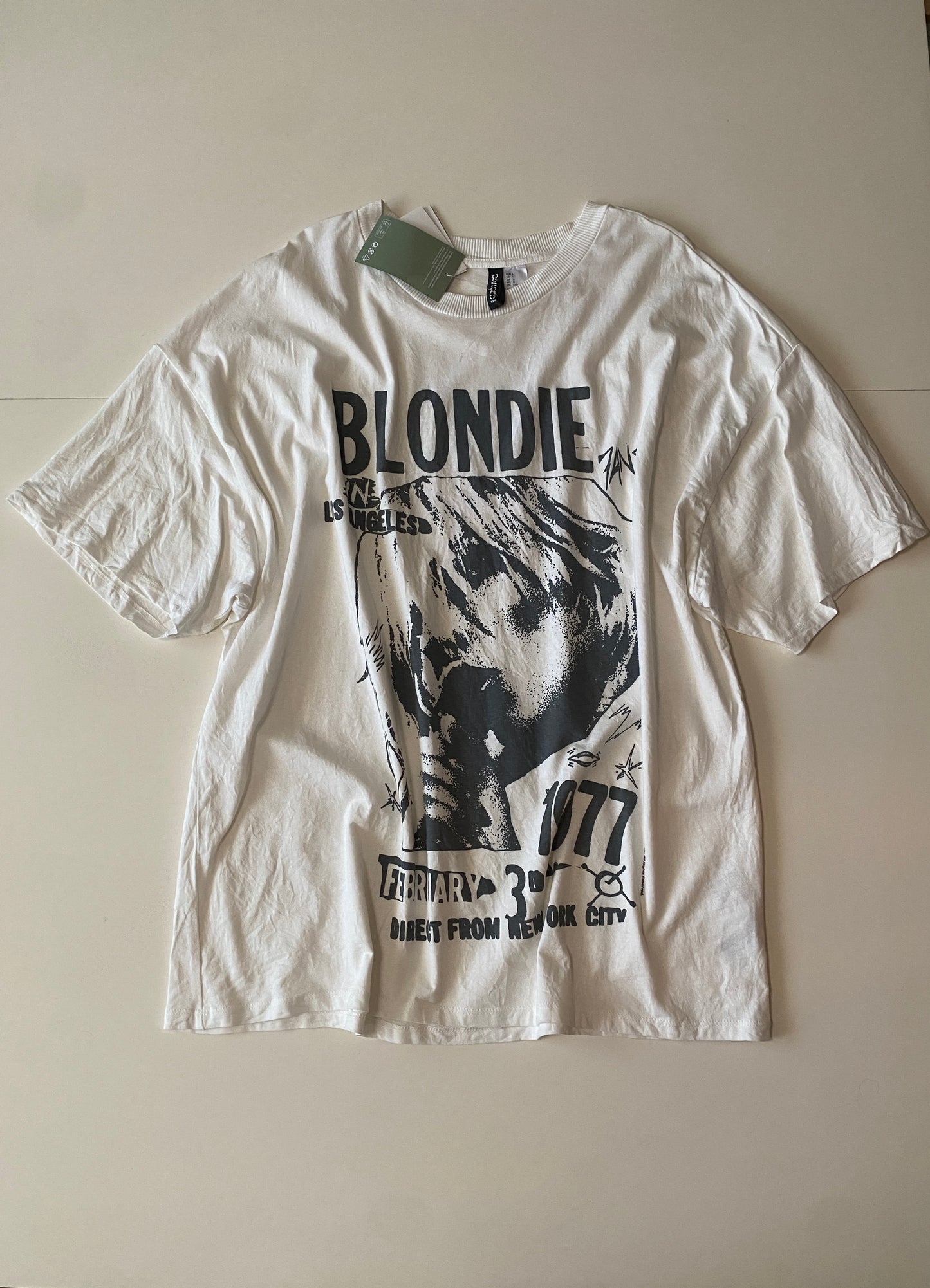 Playera estampada Blondie, Talla L, Mujer